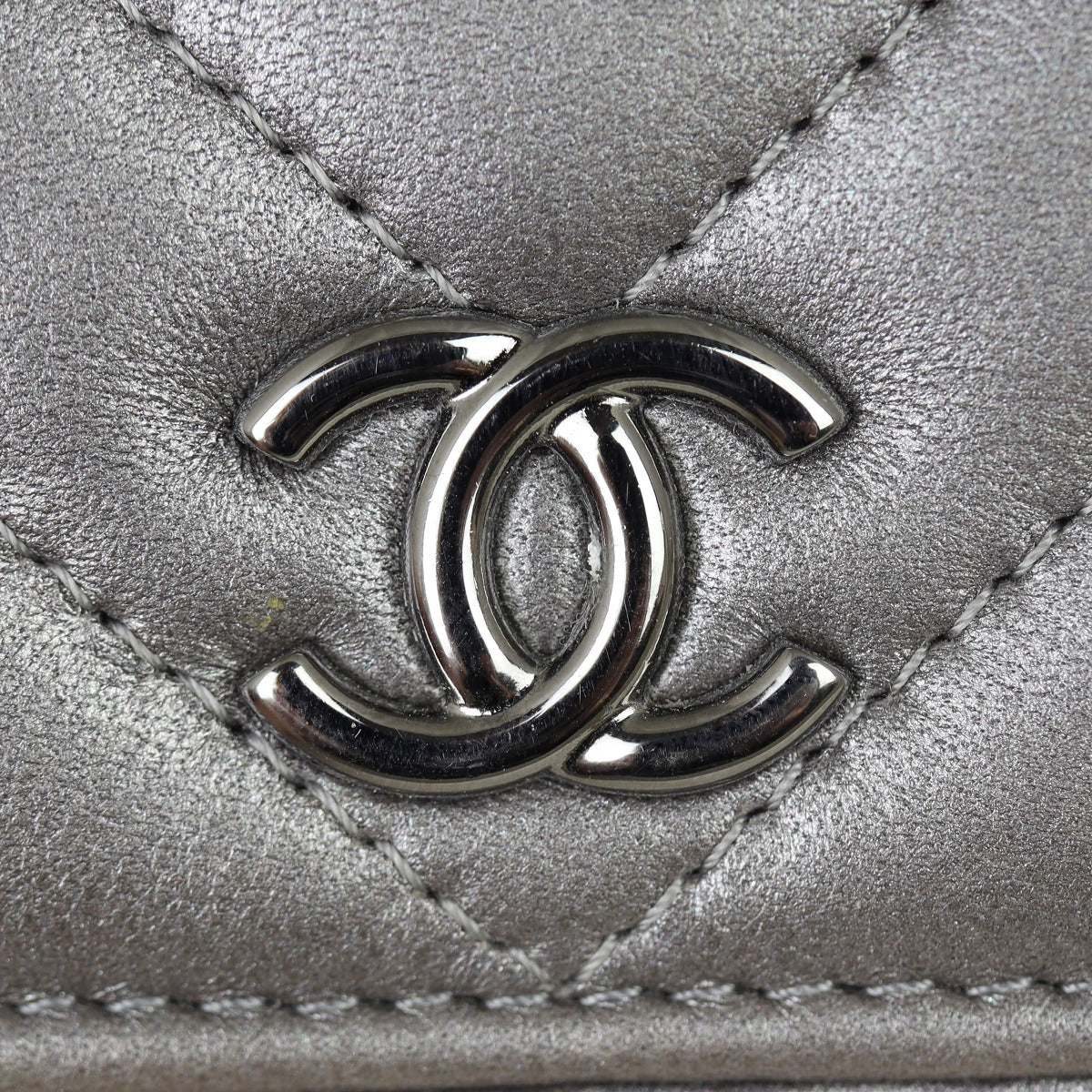 Chanel CC Chevron Compact Wallet