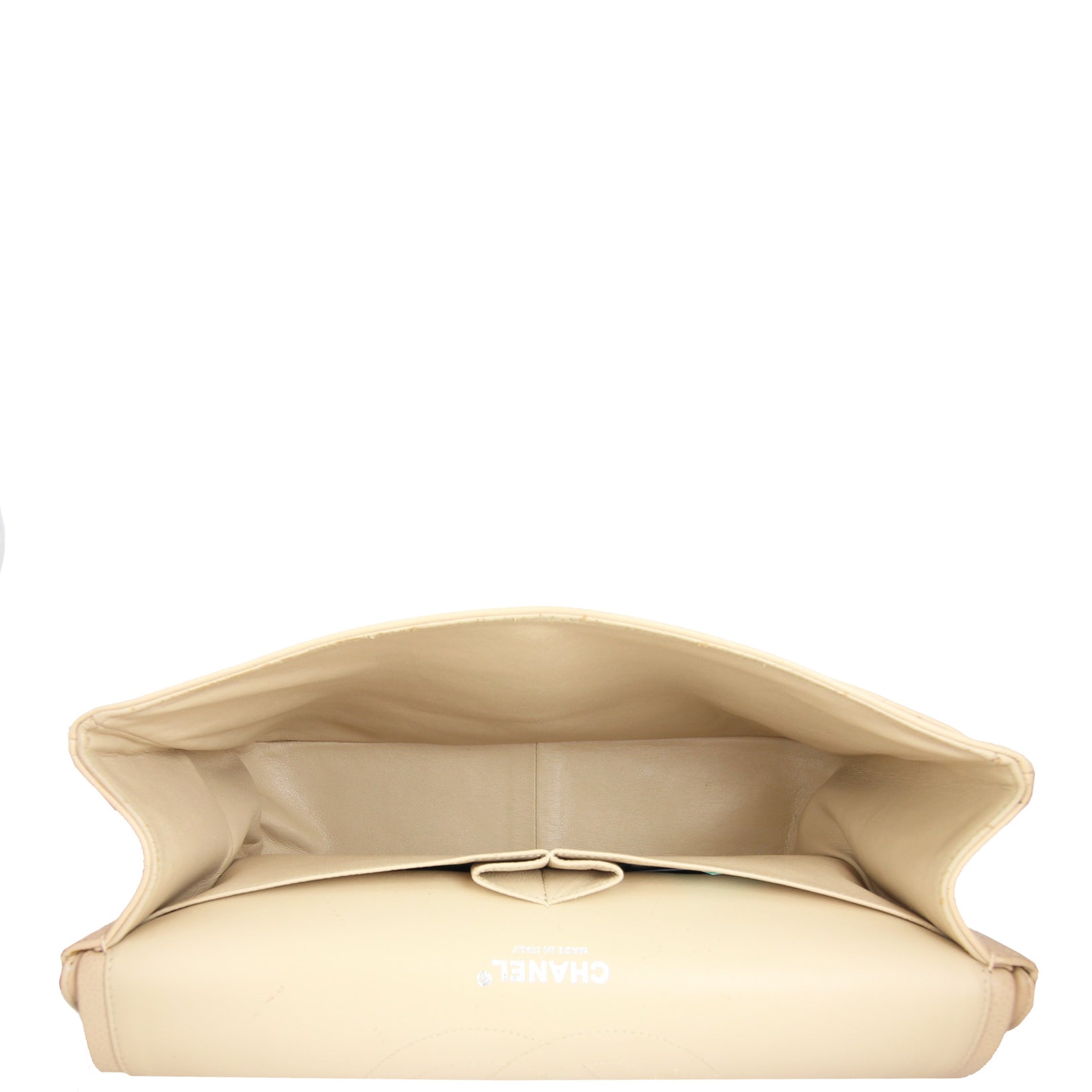 Chanel Classic Double Flap Jumbo | Beige SHW 14 Series