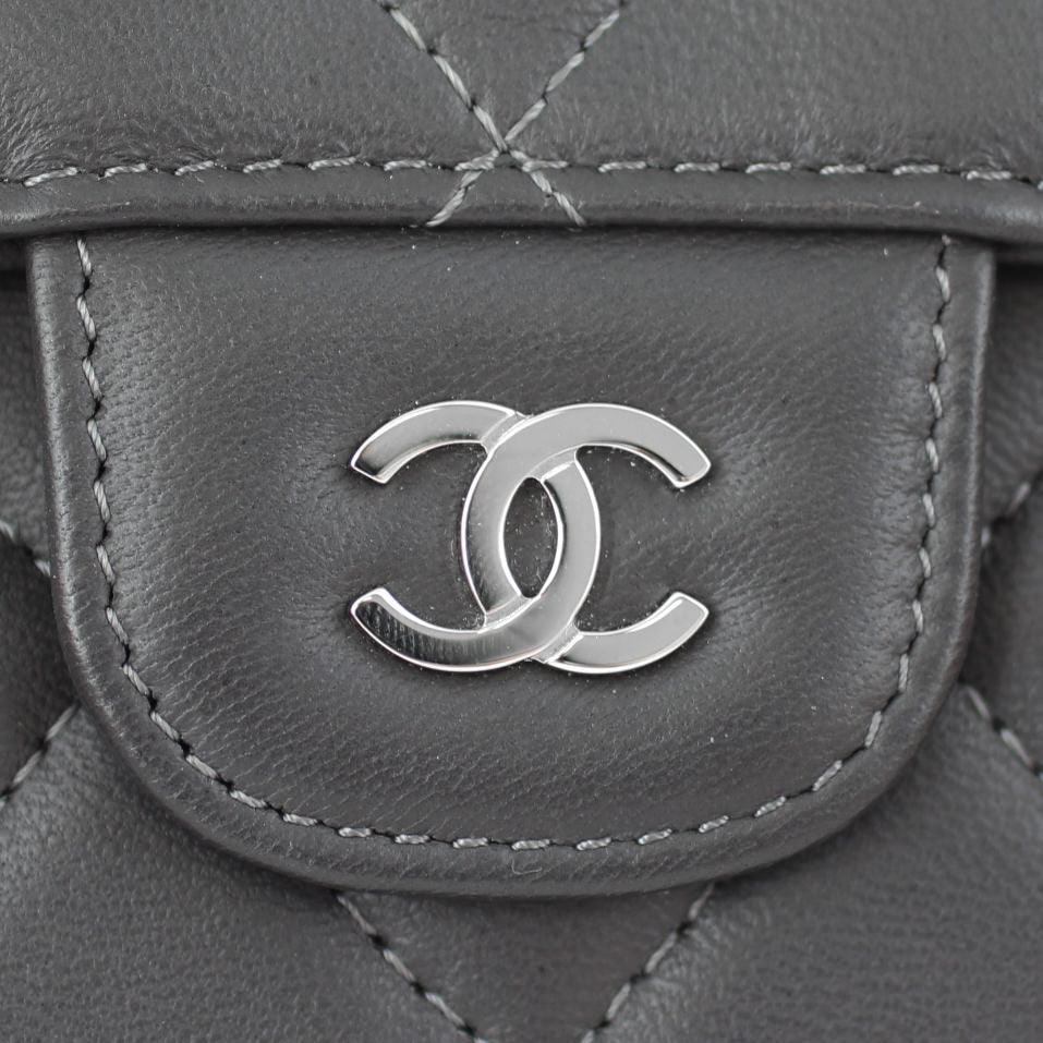 Chanel Classic Flap Wallet | Dark Grey