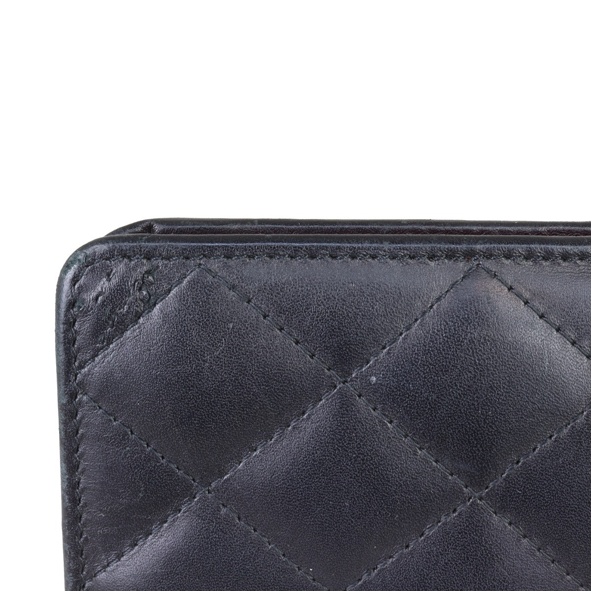 Chanel Ligne Cambon Yen Wallet | Silver Hardware