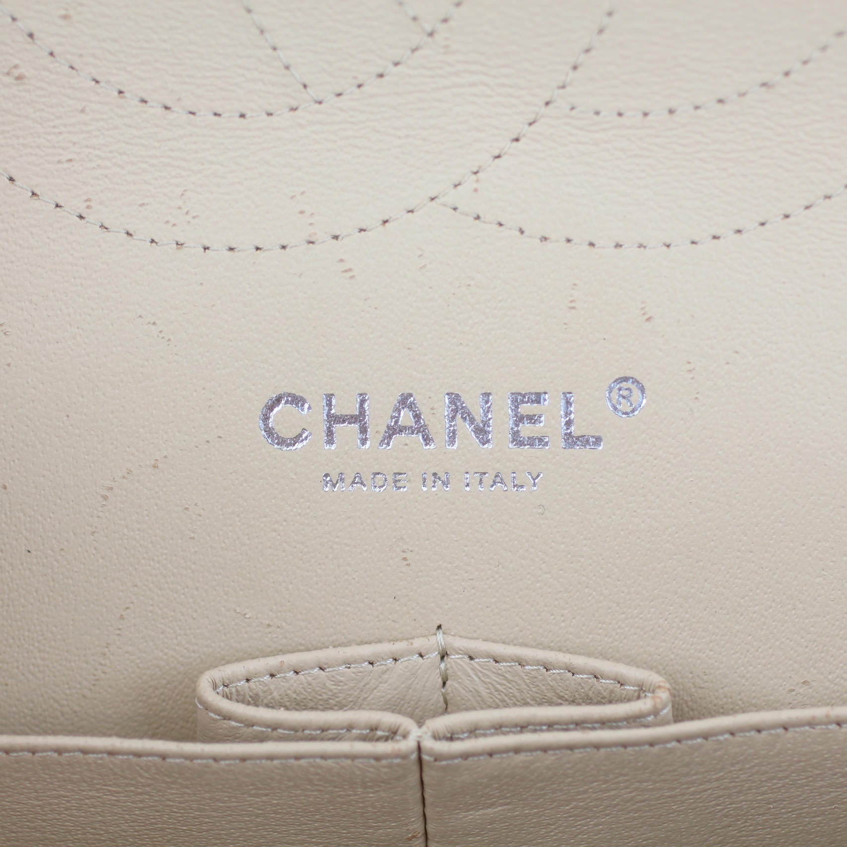 Chanel Classic Double Flap Jumbo | Beige SHW 14 Series