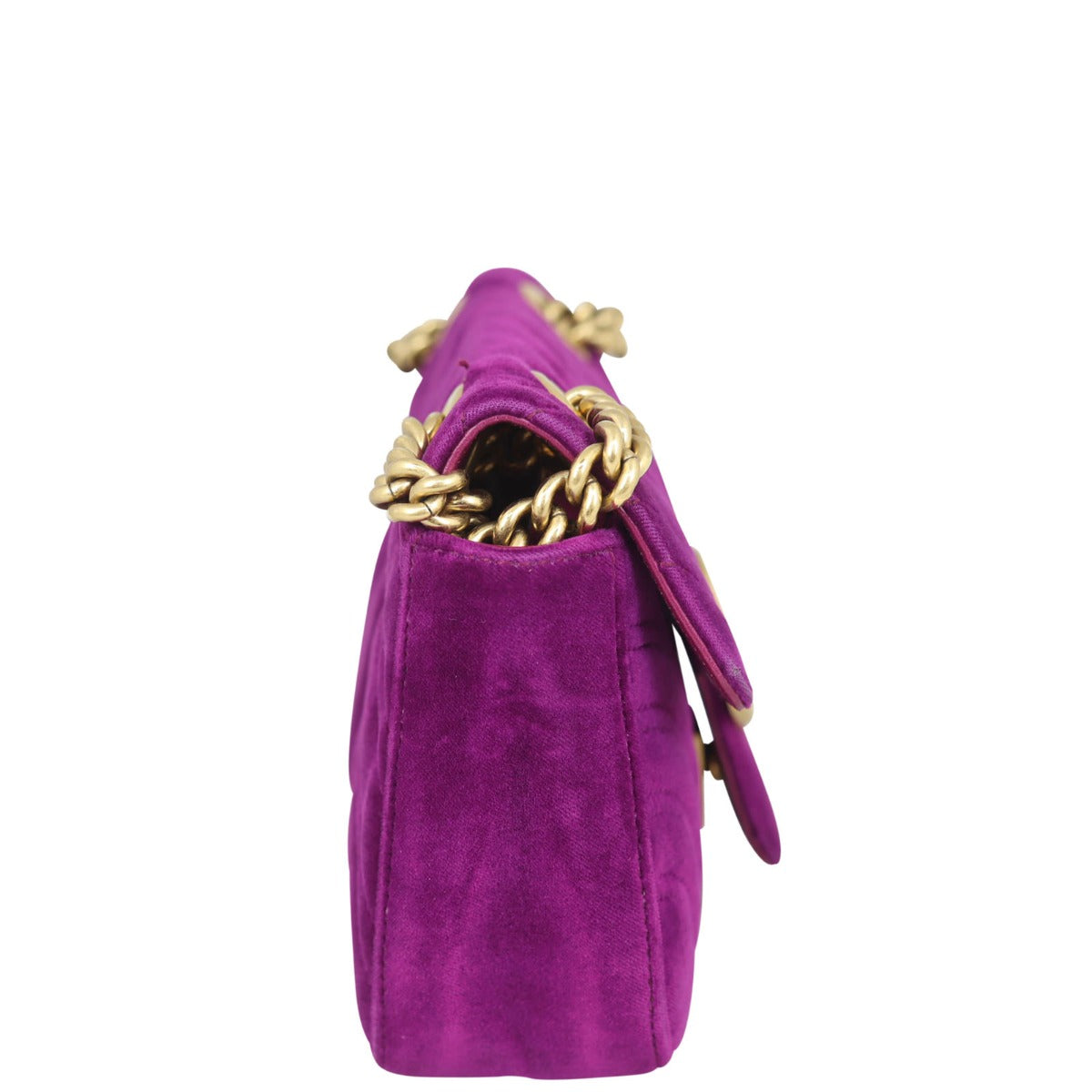 Gucci GG Marmont Velvet Mini Shoulder Bag