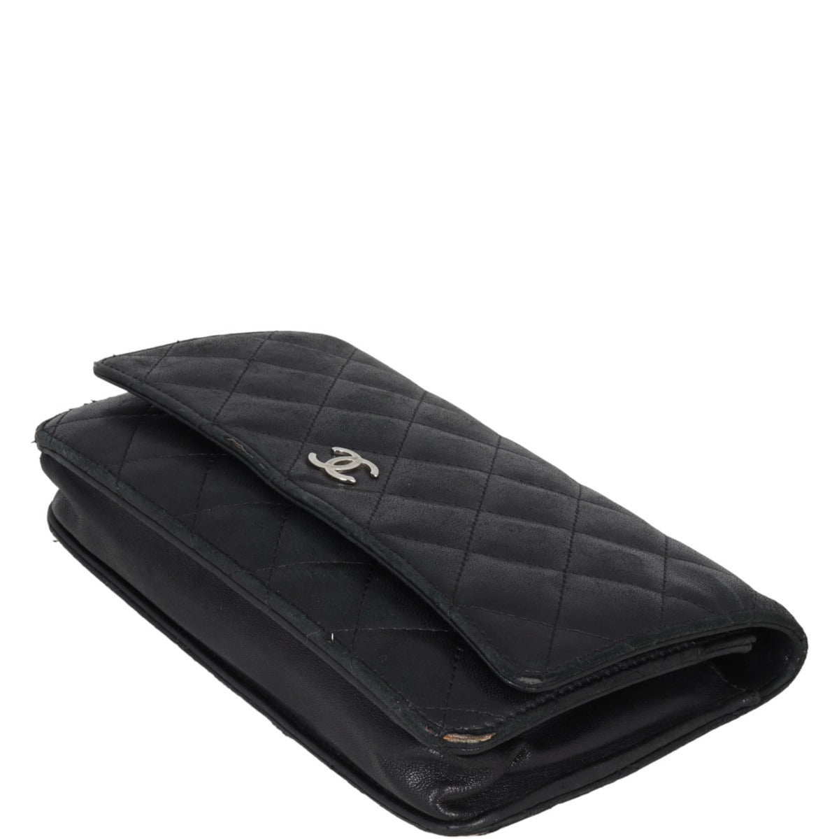 Chanel Classic Wallet on Chain | Black Diamond Quilted Lambskin