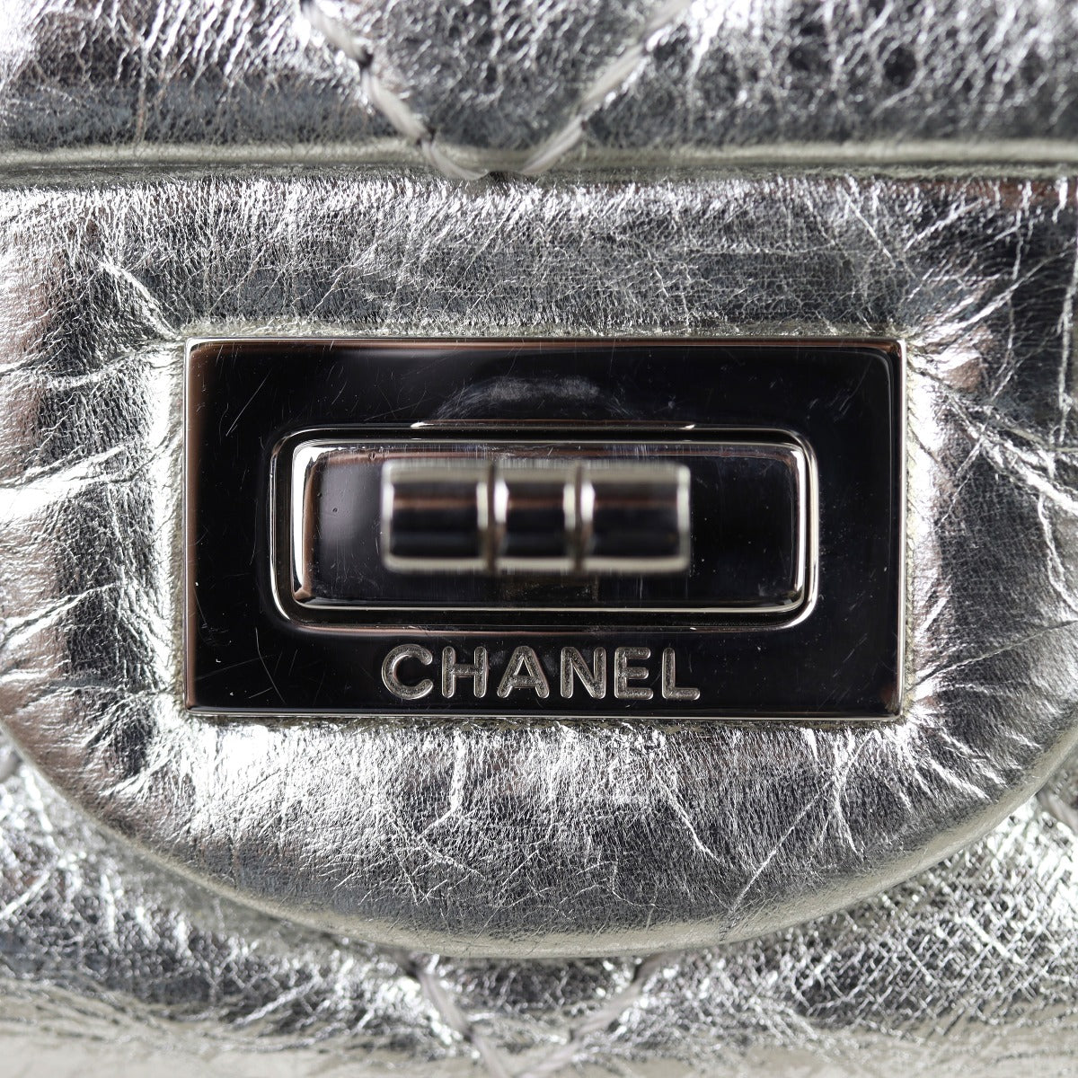 Chanel 2.55 Reissue 226 Double Flap Bag | Silver