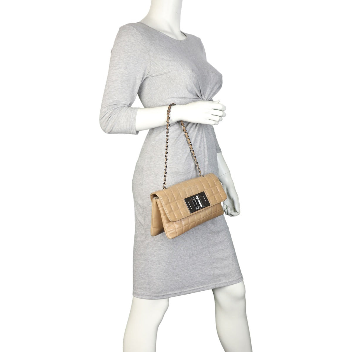 Chanel Chocolate Bar Mademoiselle Shoulder Bag