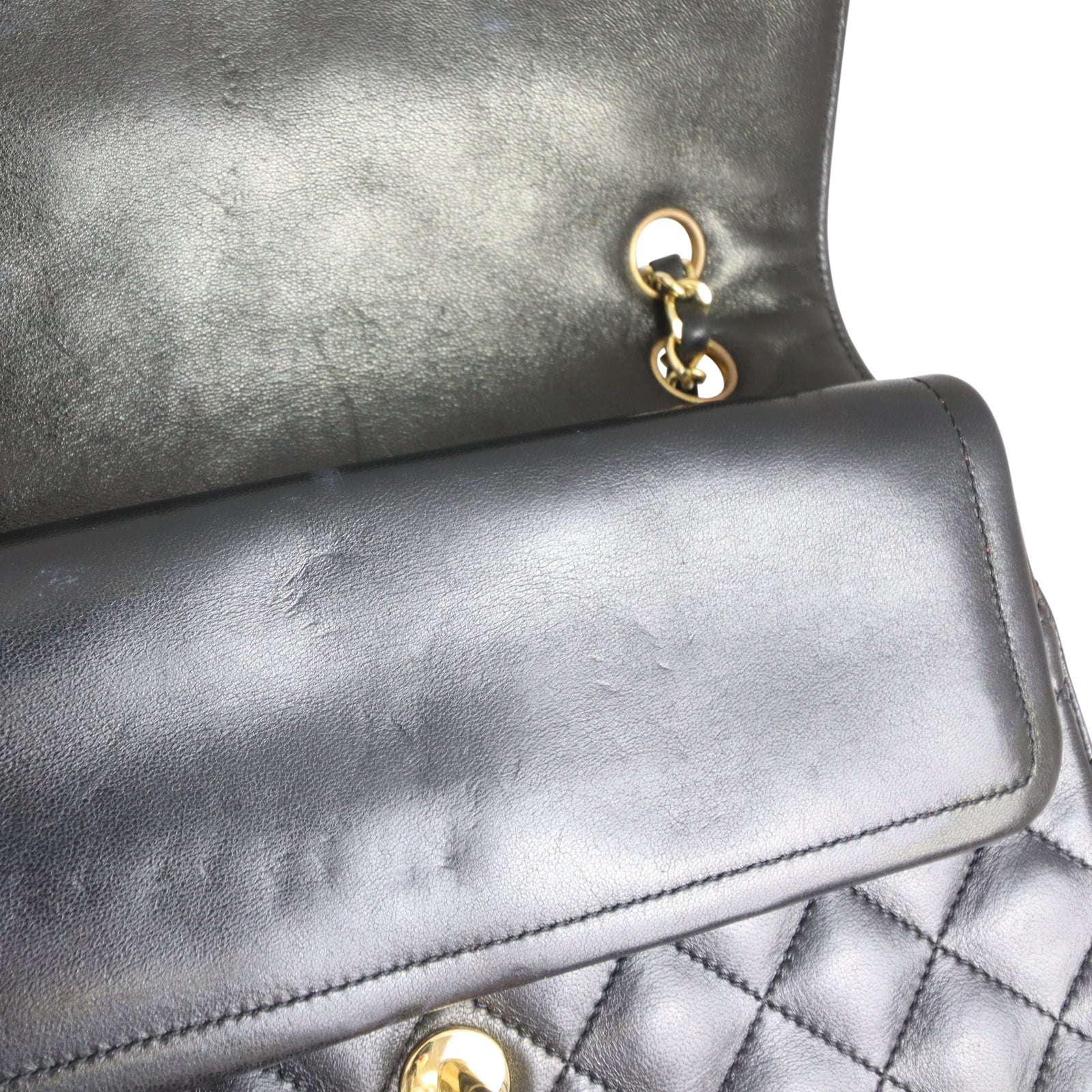 Chanel Two-Tone CC Double Flap Bag