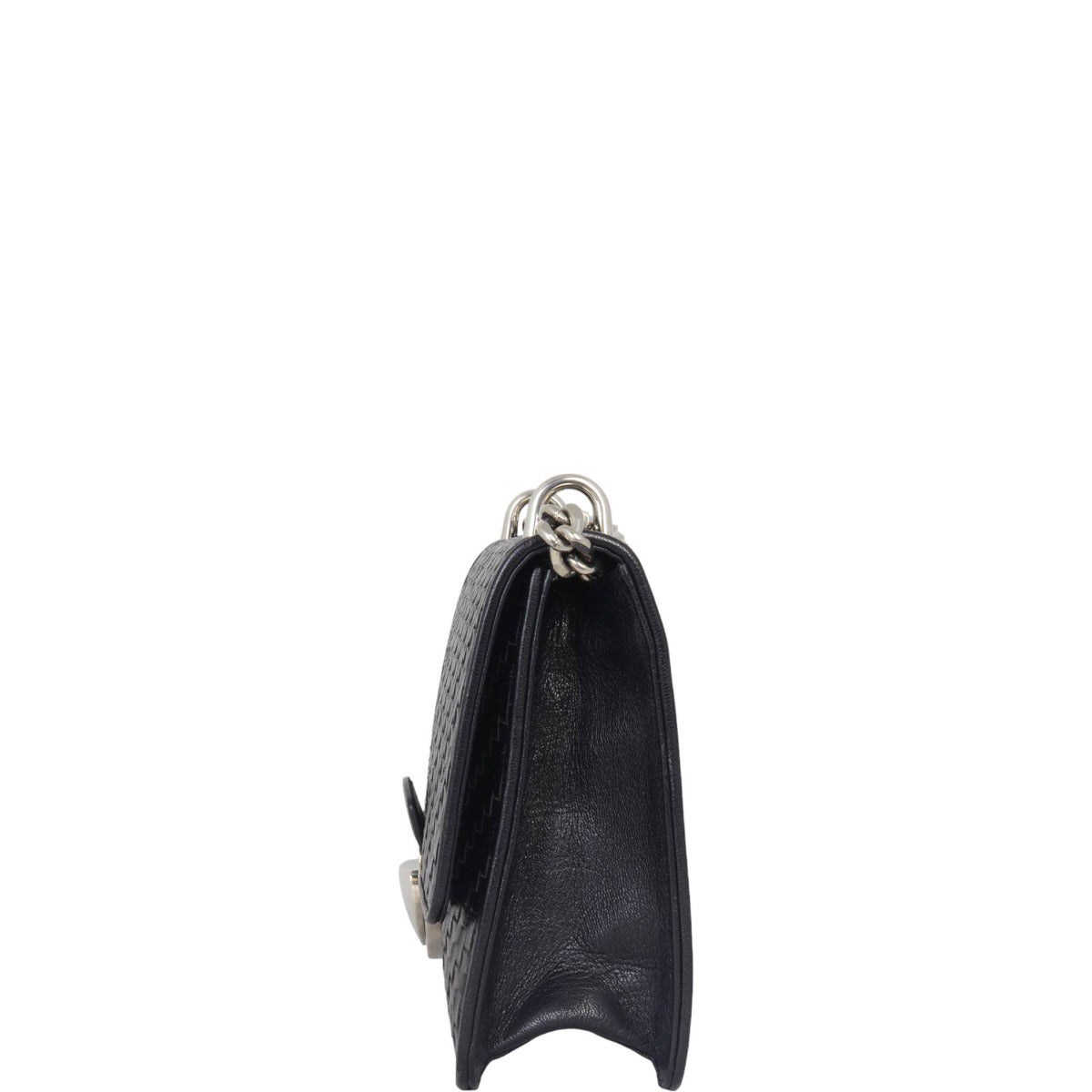 Prada Madras Woven Leather Chain Bag