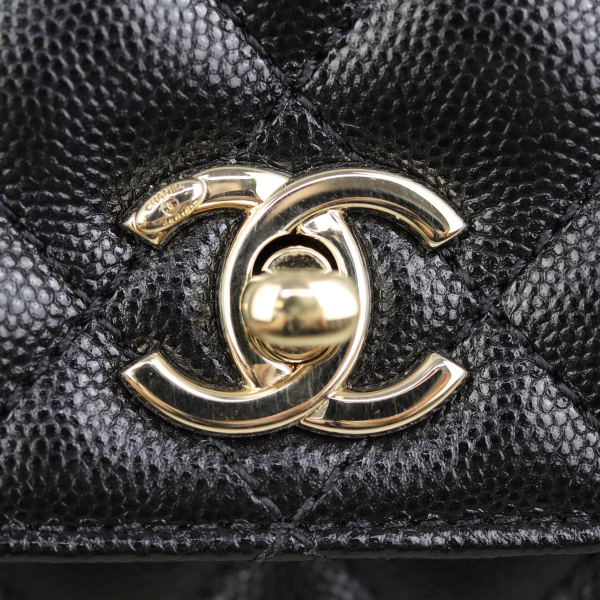 Chanel Coco Top Handle Mini Bag | Black