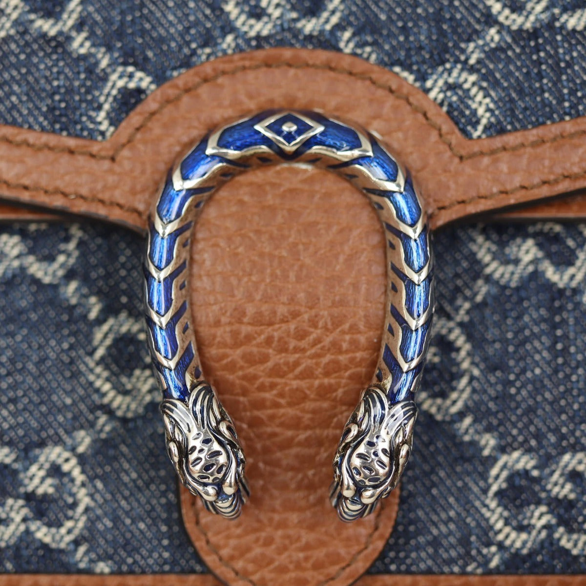 Gucci Dionysus GG Denim Super Mini Chain Bag