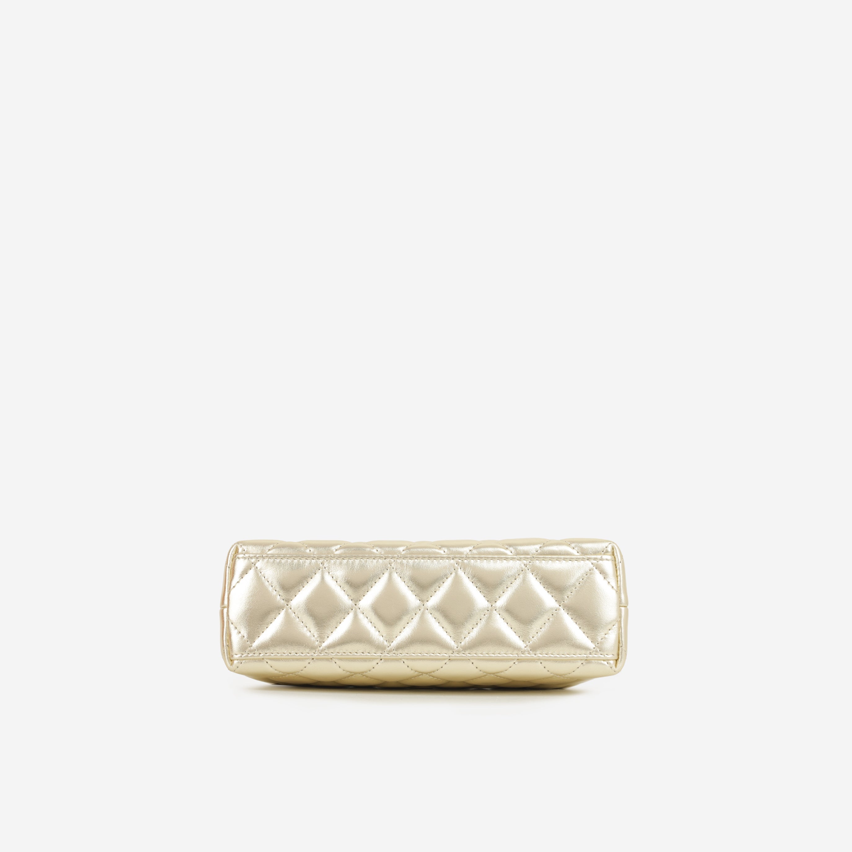 Small Kelly Re-Edition - Champagne Metallic Lambskin | Champagne Gold Hardware