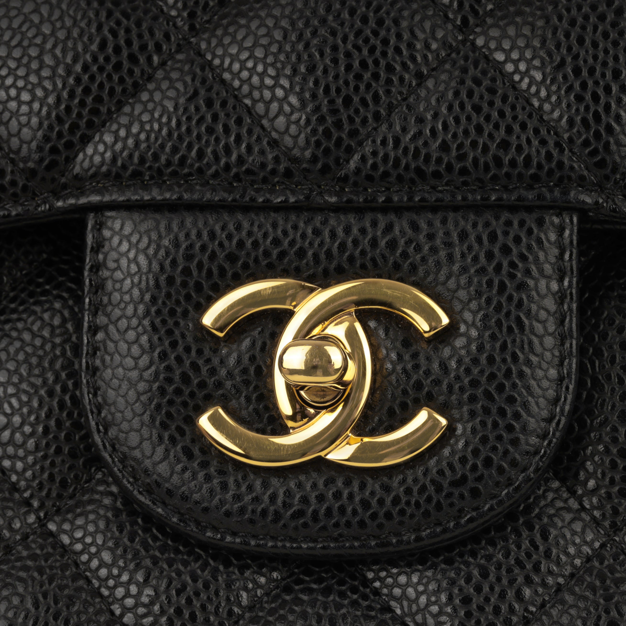Chanel Classic Jumbo Double Flap - Black Caviar | Gold Hardware