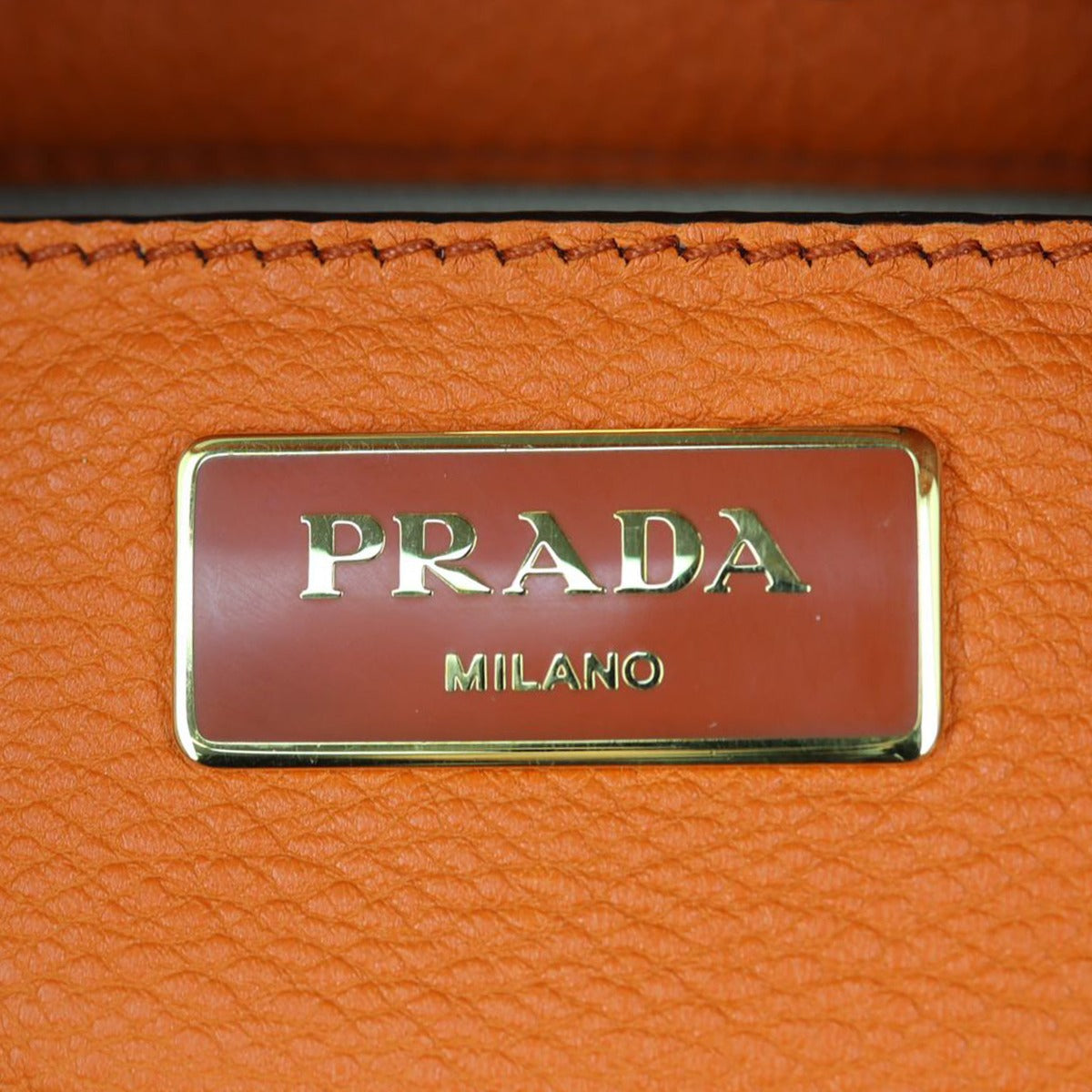 Prada Vitello Grain Shopping Tote