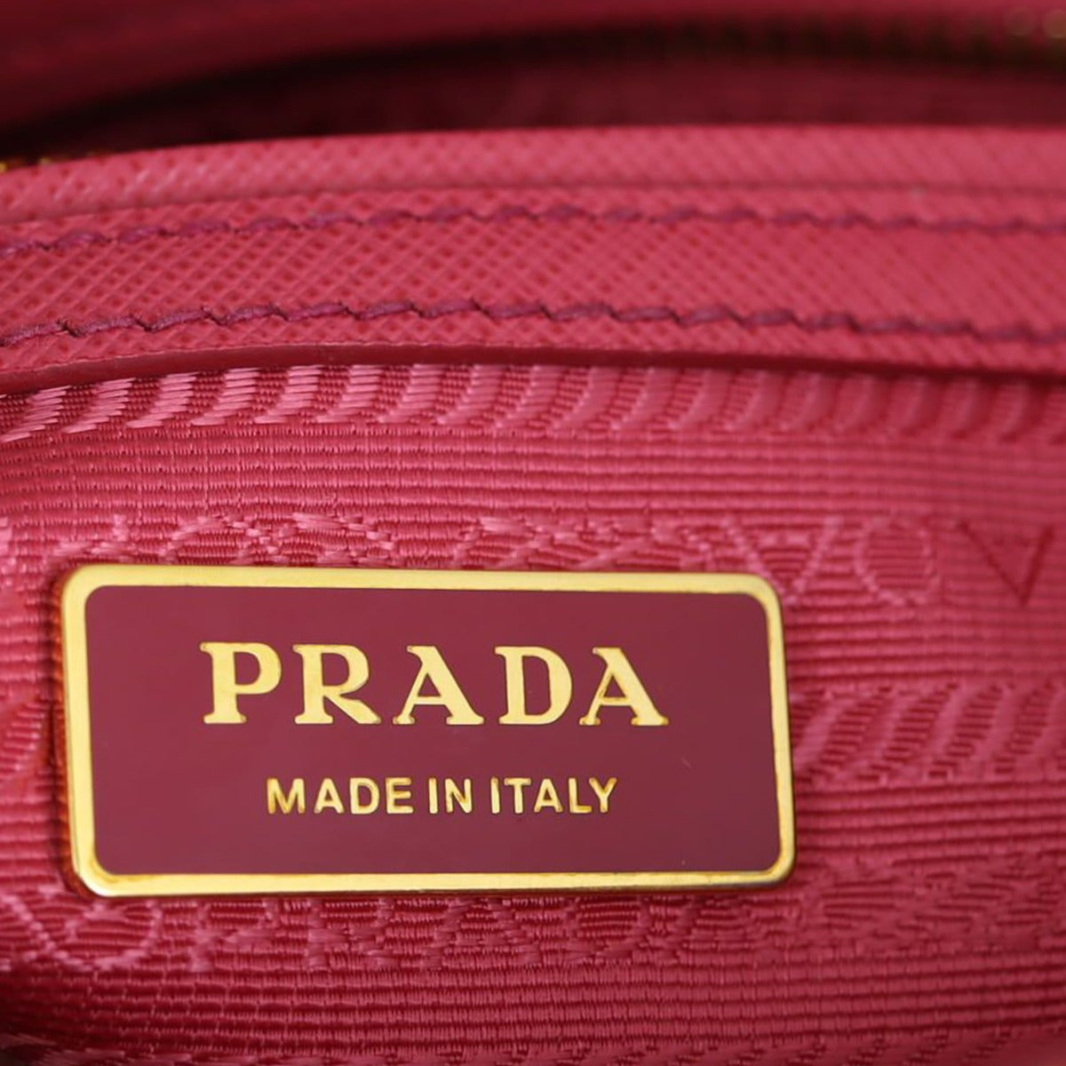 Prada Saffiano Lux Galleria Double Zip Tote Mini