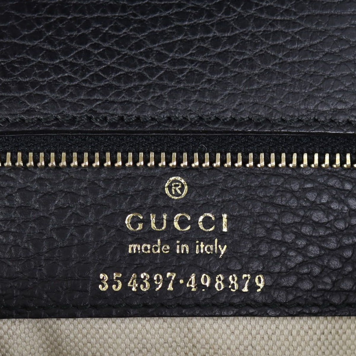 Gucci Swing Leather Tote Medium