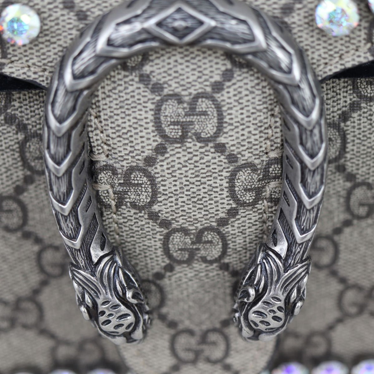 Gucci Dionysus Crystal Embellished Medium Shoulder Bag