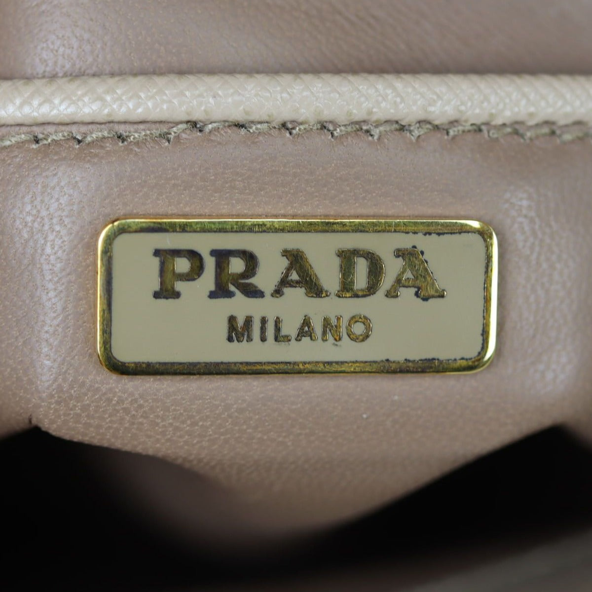 Prada Saffiano Top Handle Crossbody Satchel