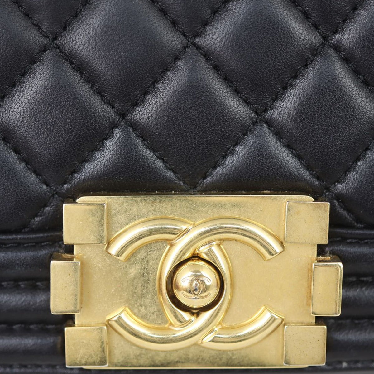 Chanel Boy Old Medium | Black Lambskin