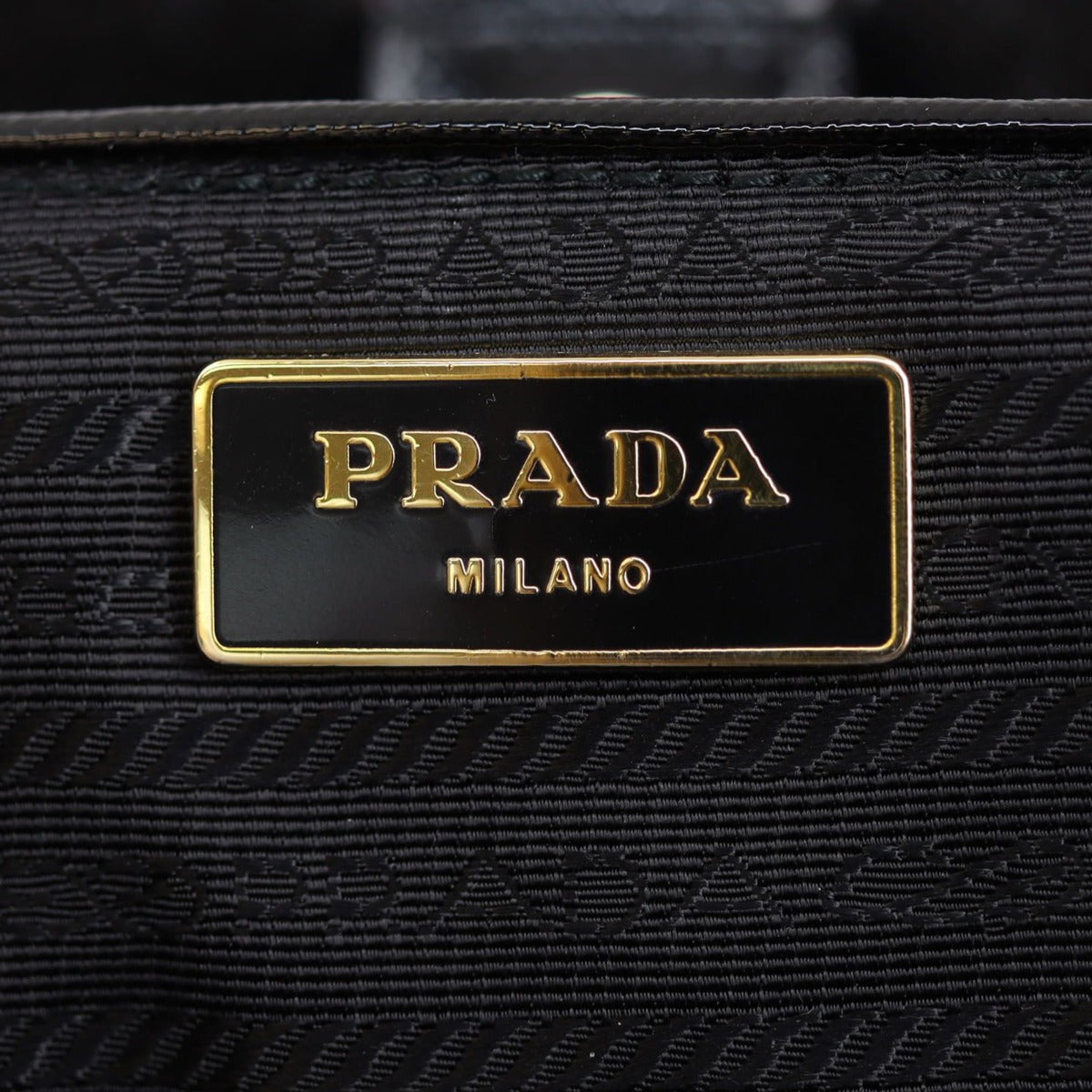 Prada Saffiano Vernice Lux Tote Large