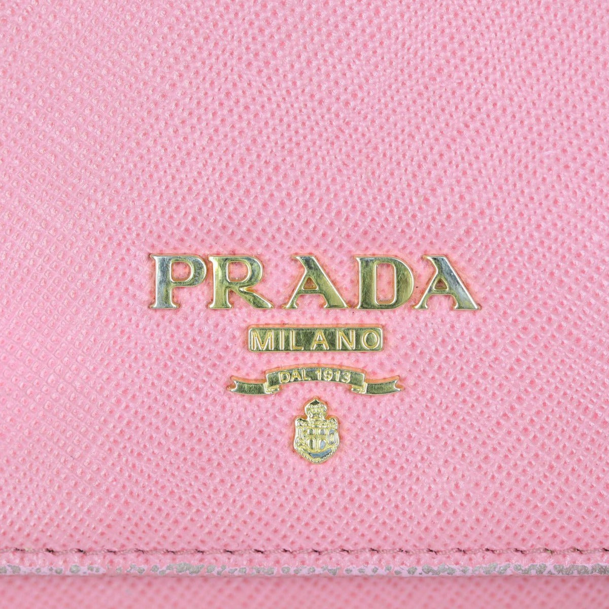 Prada Saffiano Metal Wallet on Chain