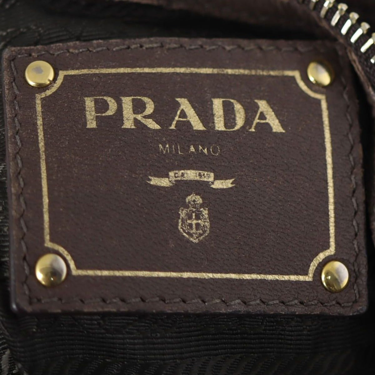 Prada Vitello Cervo Expandable Shopper Tote