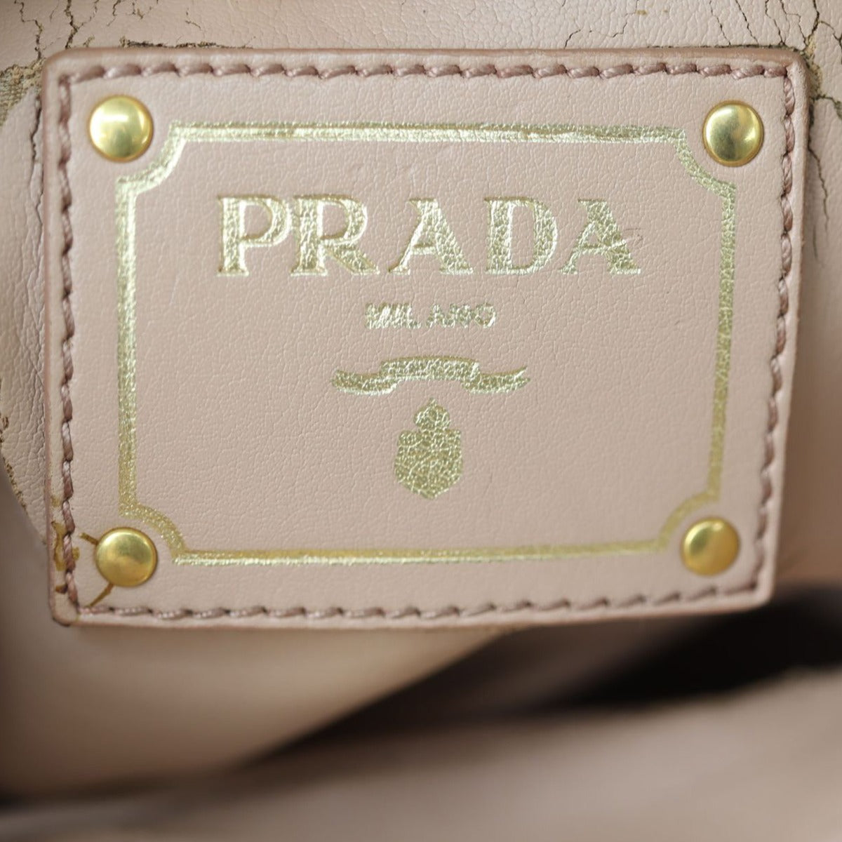 Prada Vitello Shine Bow Satchel