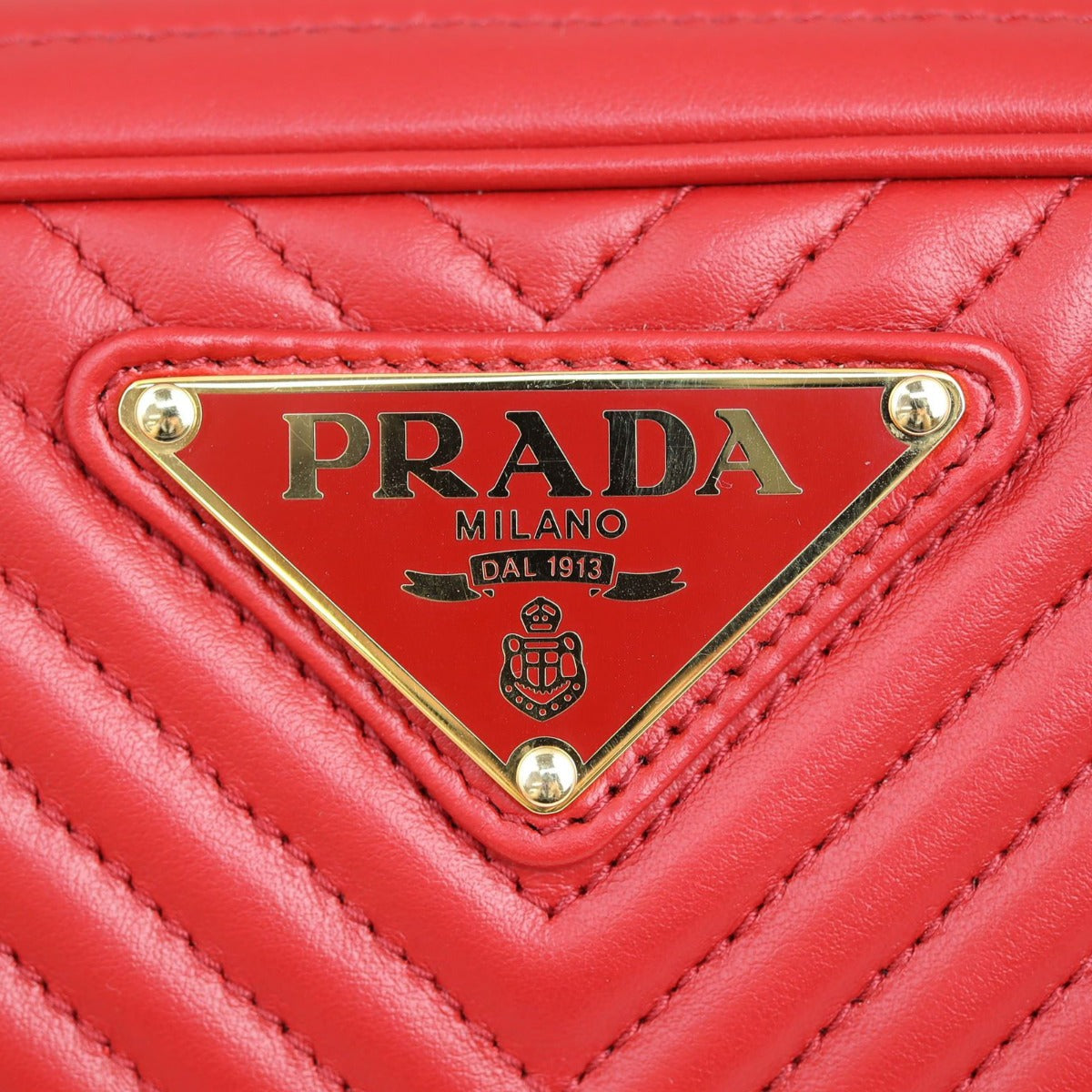 Prada Diagramme Chevron Crossbody