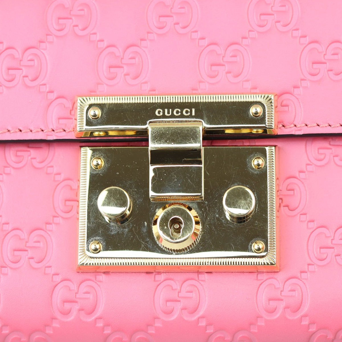 Gucci GG Guccissima Small Padlock Bag