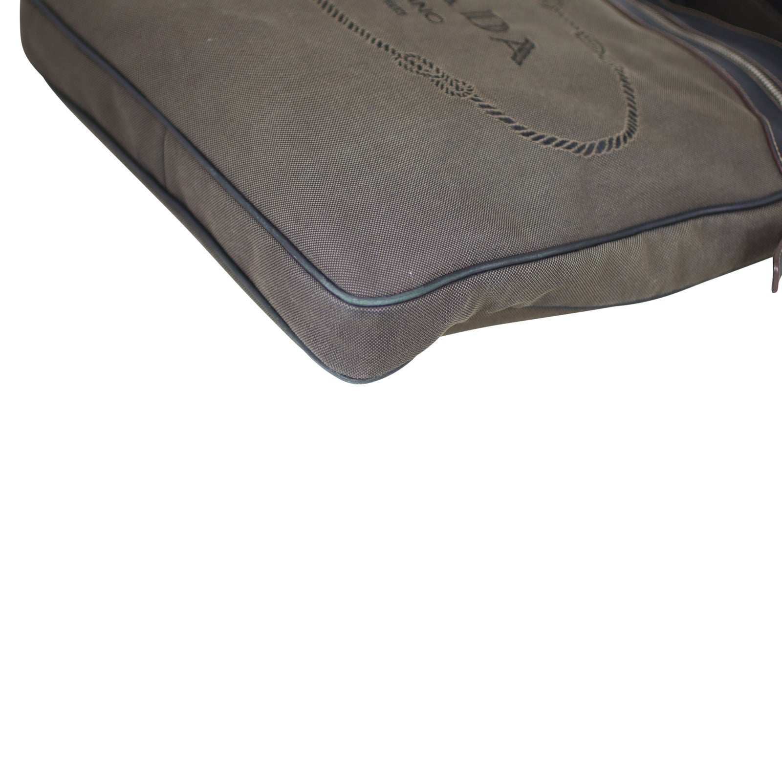 Prada Canvas Logo Messenger Large