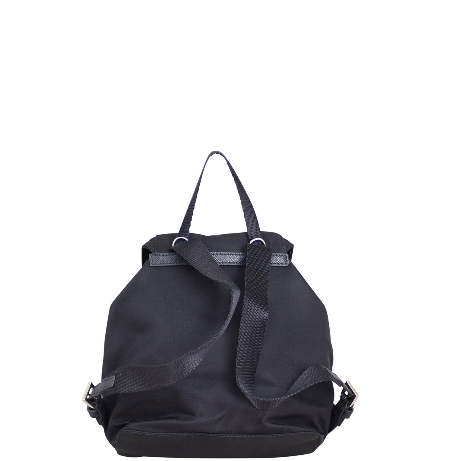 Prada Mini Tessuto Drawstring Convertible Backpack