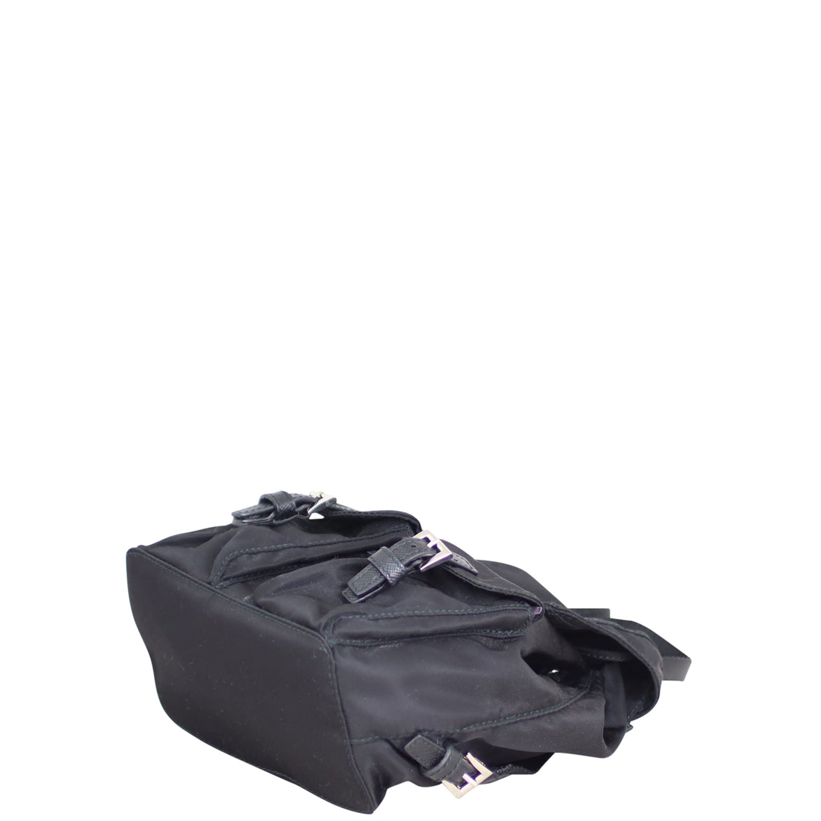 Prada Mini Tessuto Drawstring Convertible Backpack
