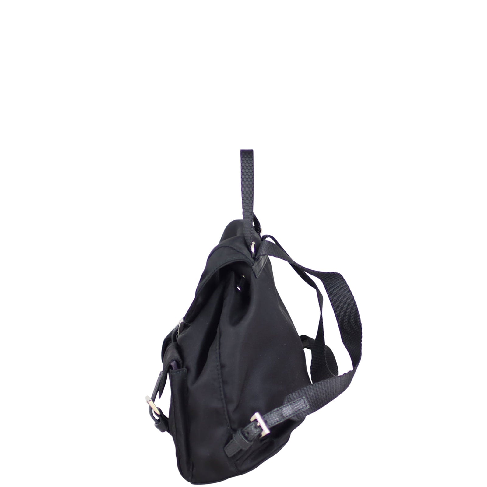 Prada Mini Tessuto Drawstring Convertible Backpack