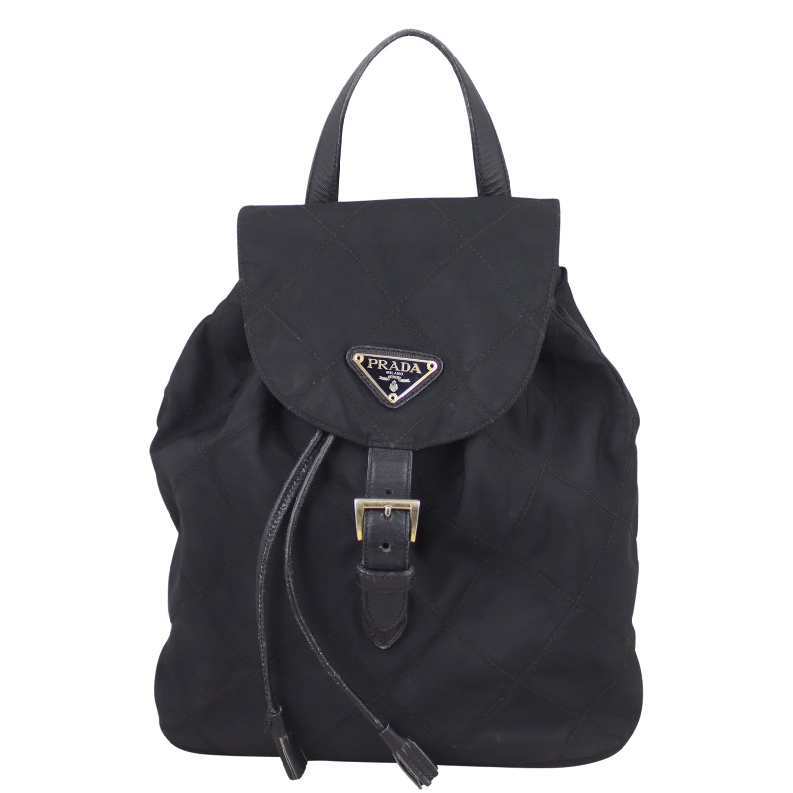 Prada Nylon Drawstring Backpack