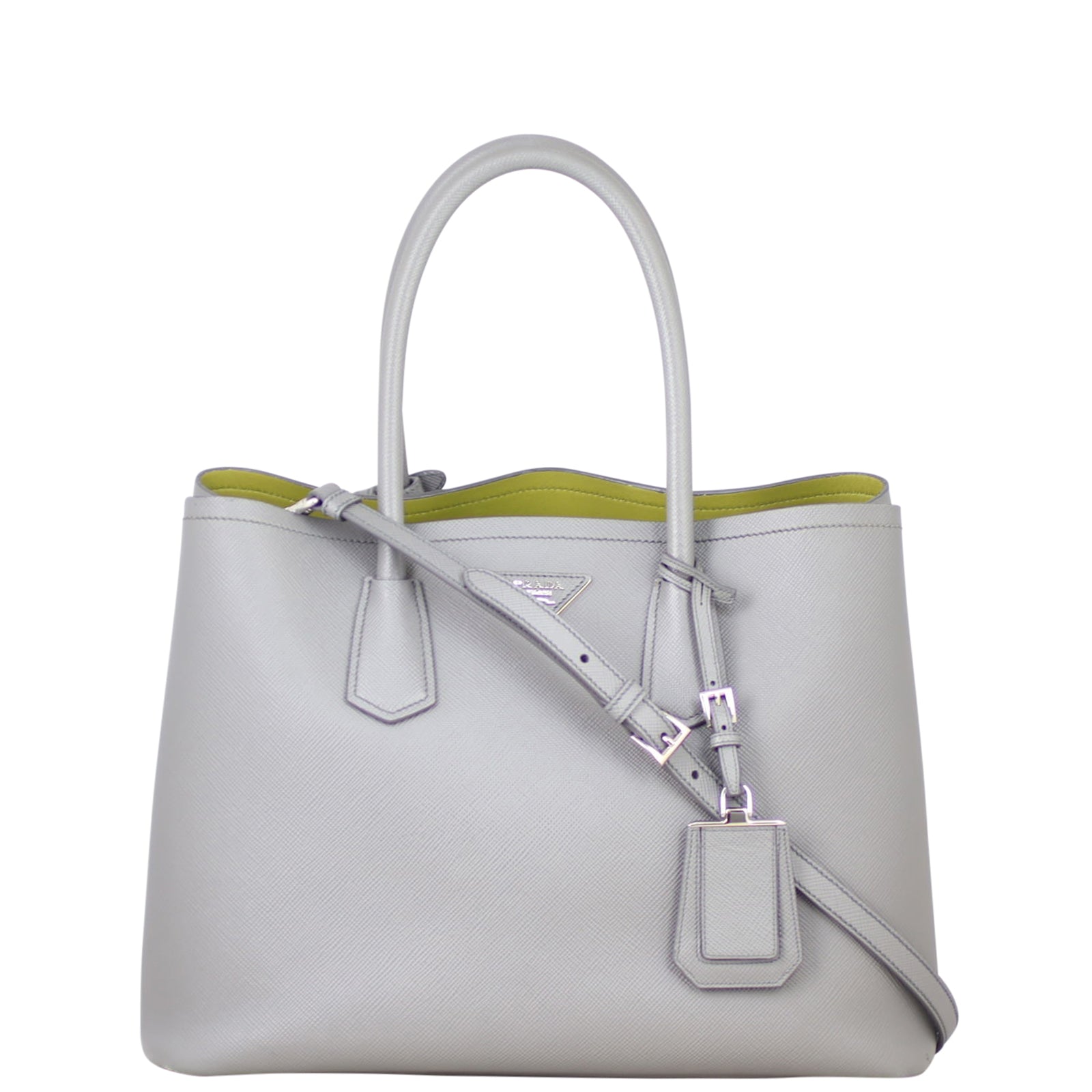 Prada Saffiano Cuir Double Bag Large