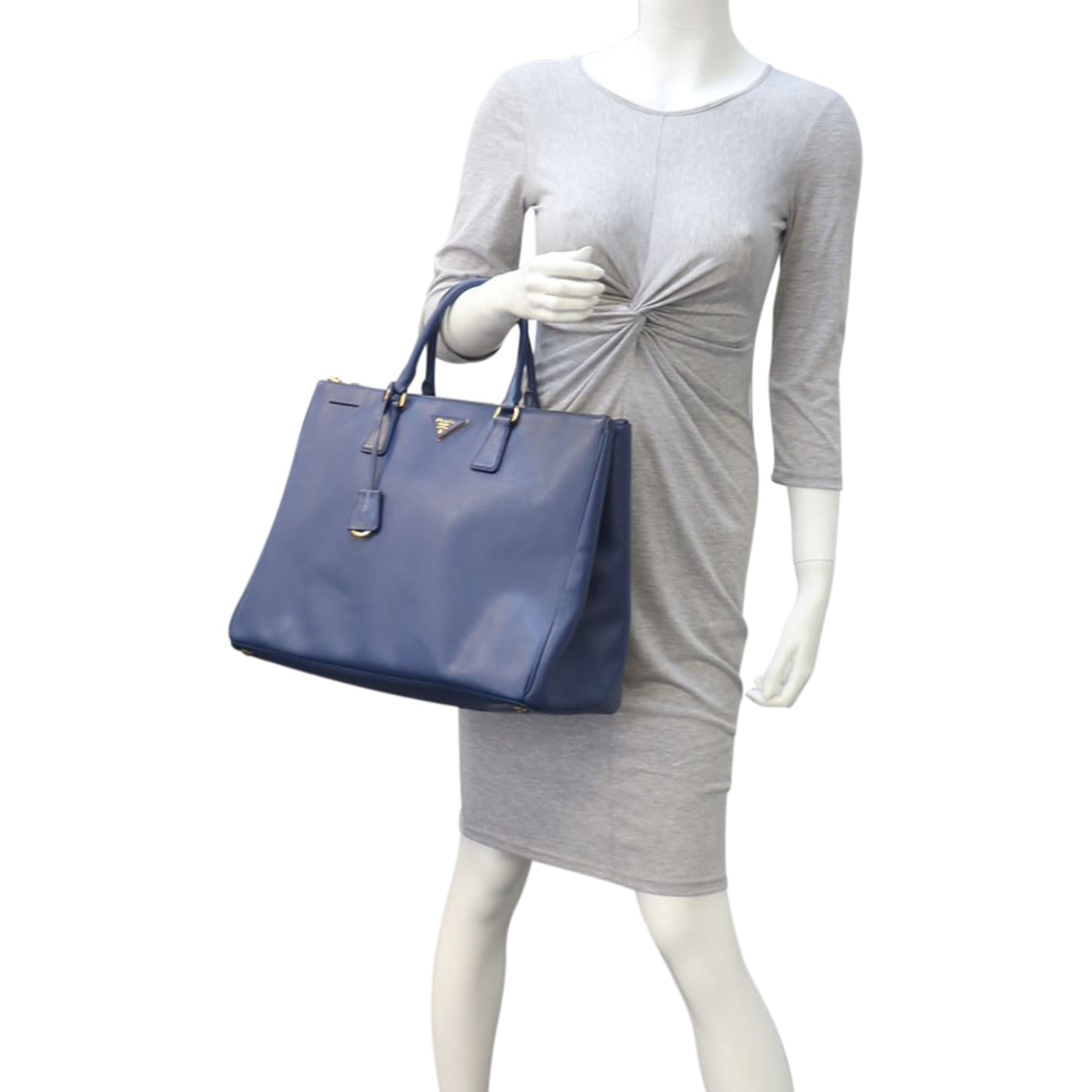 Prada Saffiano Lux Galleria Double Zip Tote Large