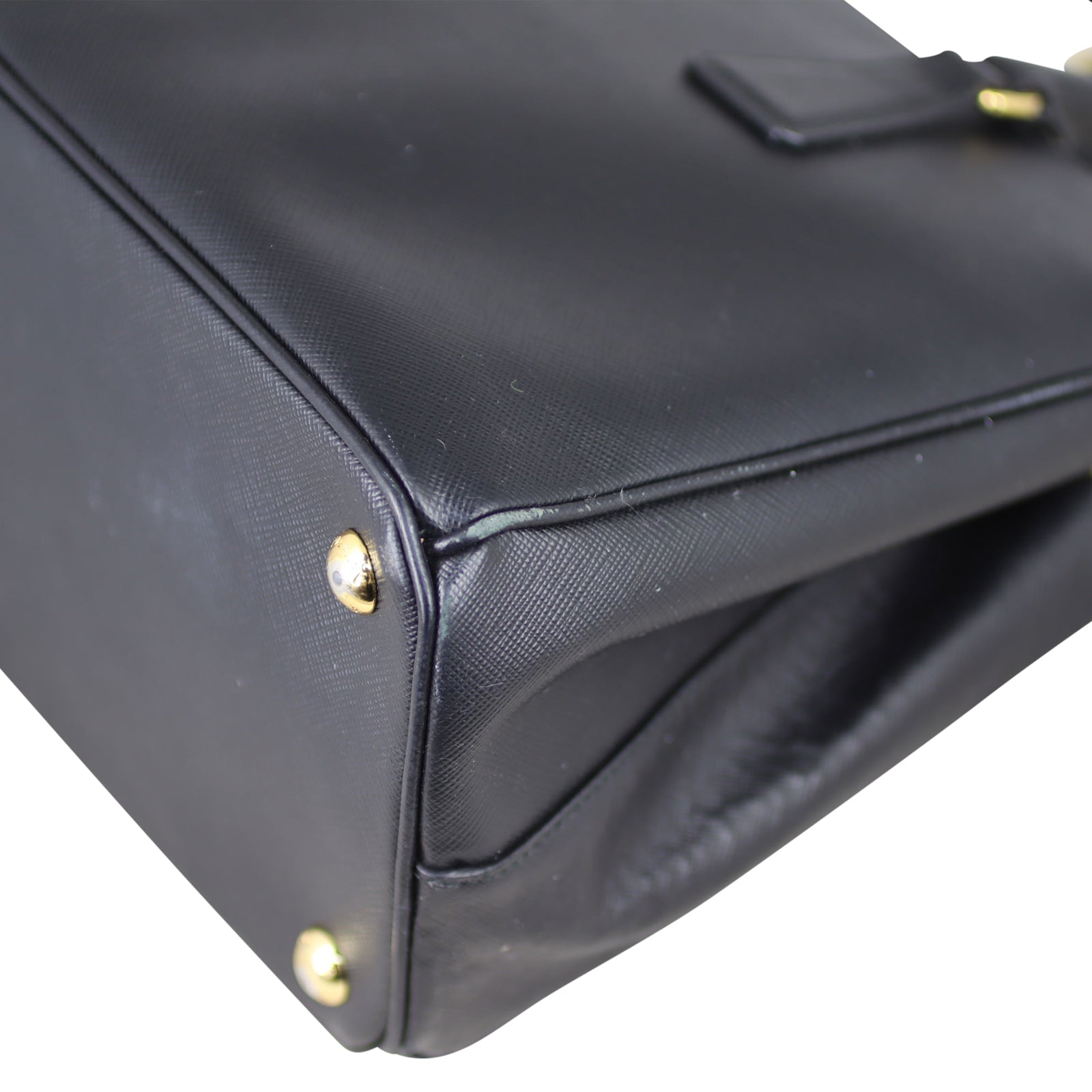 Prada Saffiano Lux Galleria Double Zip Tote Small