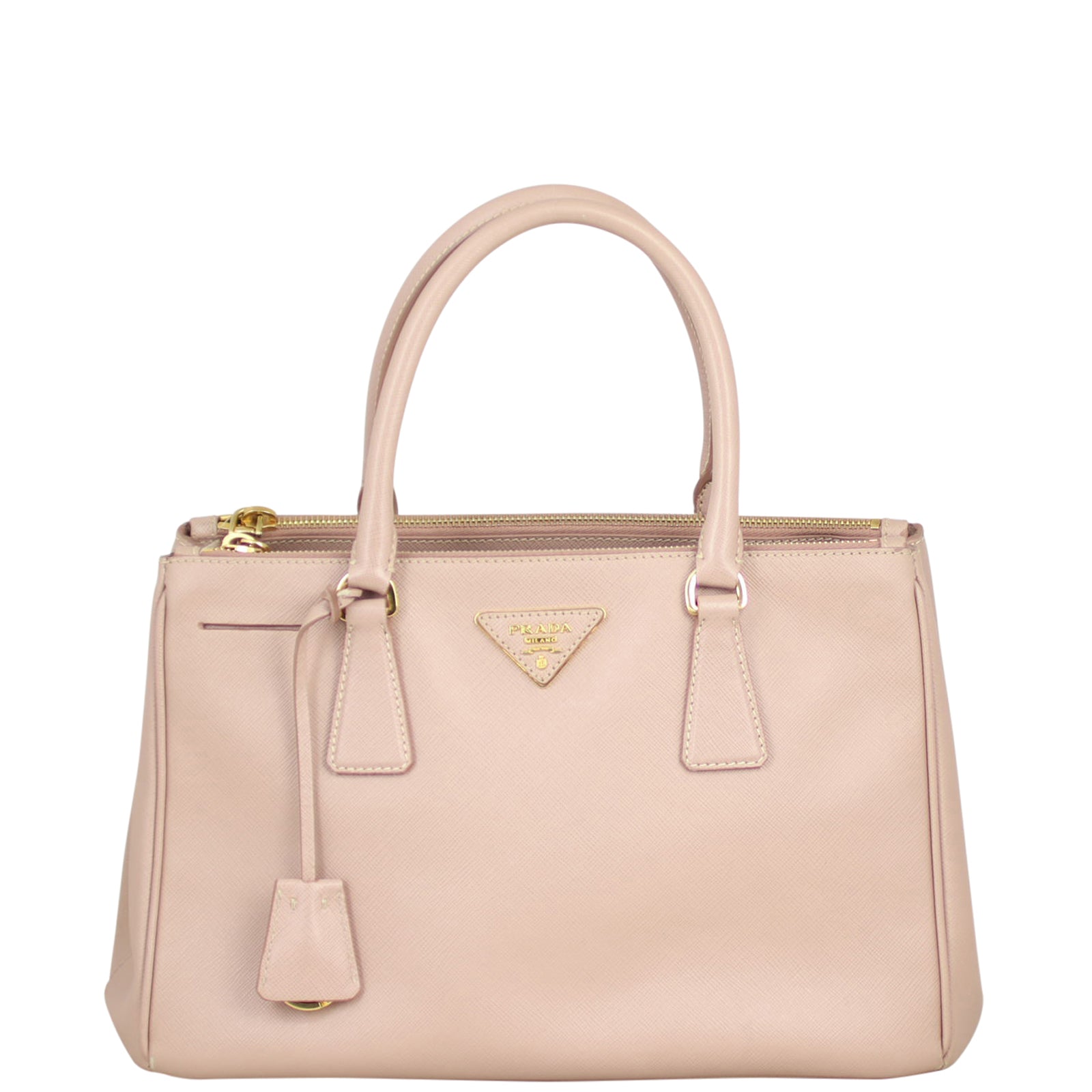 Prada Saffiano Lux Galleria Double Zip Tote Small