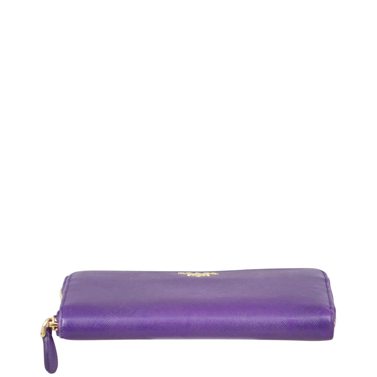 Prada Saffiano Zip Around Large Wallet