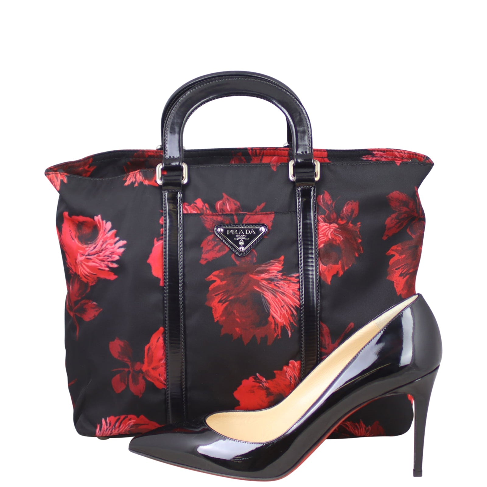 Prada Tessuto 2Way Tote Rose