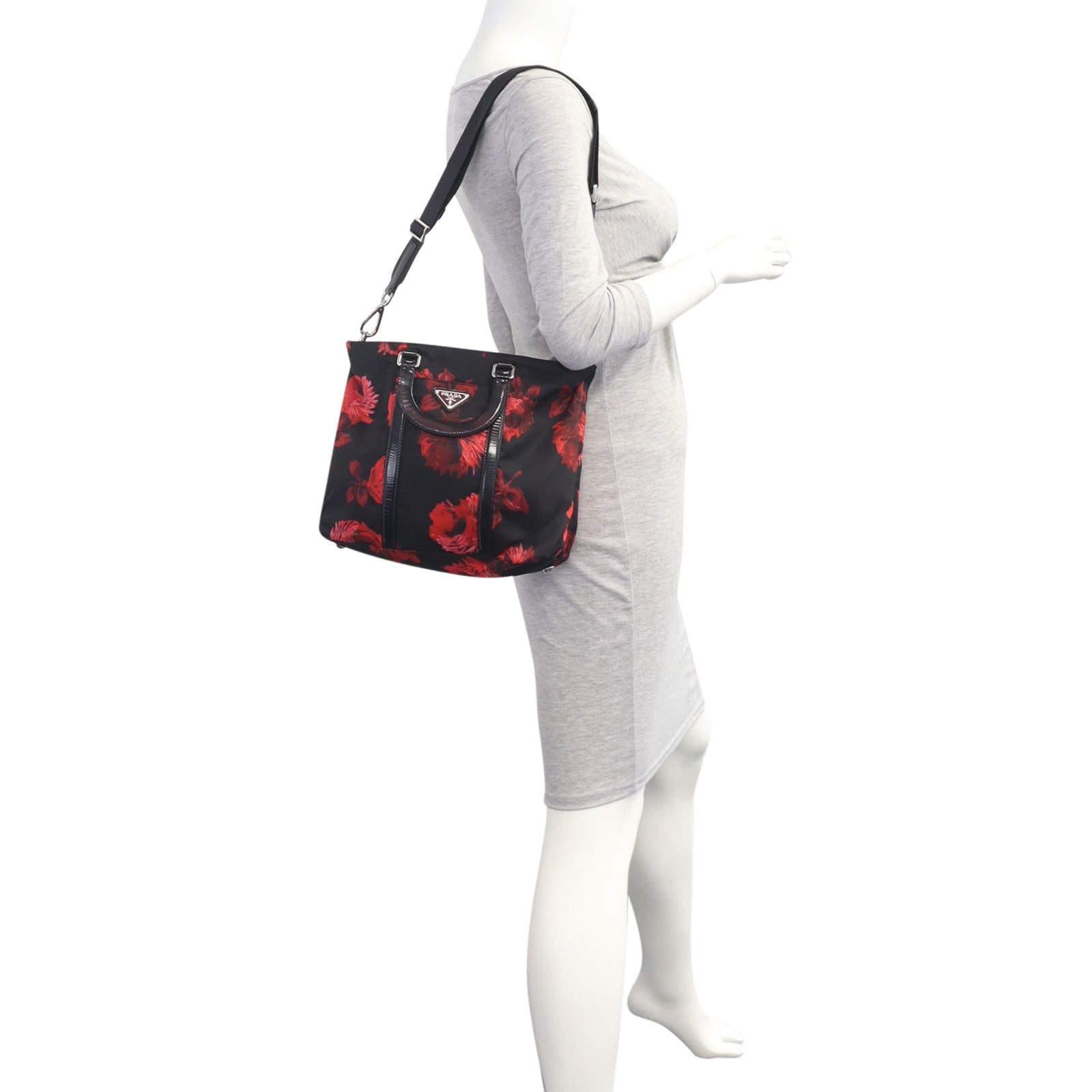 Prada Tessuto 2Way Tote Rose