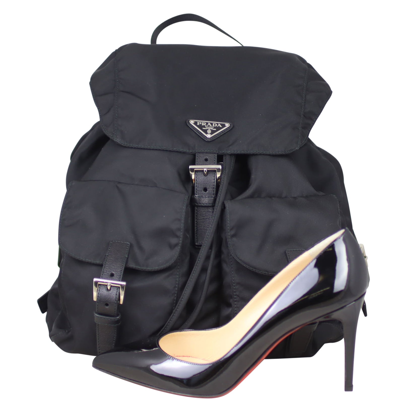 Prada Tessuto Drawstring Backpack