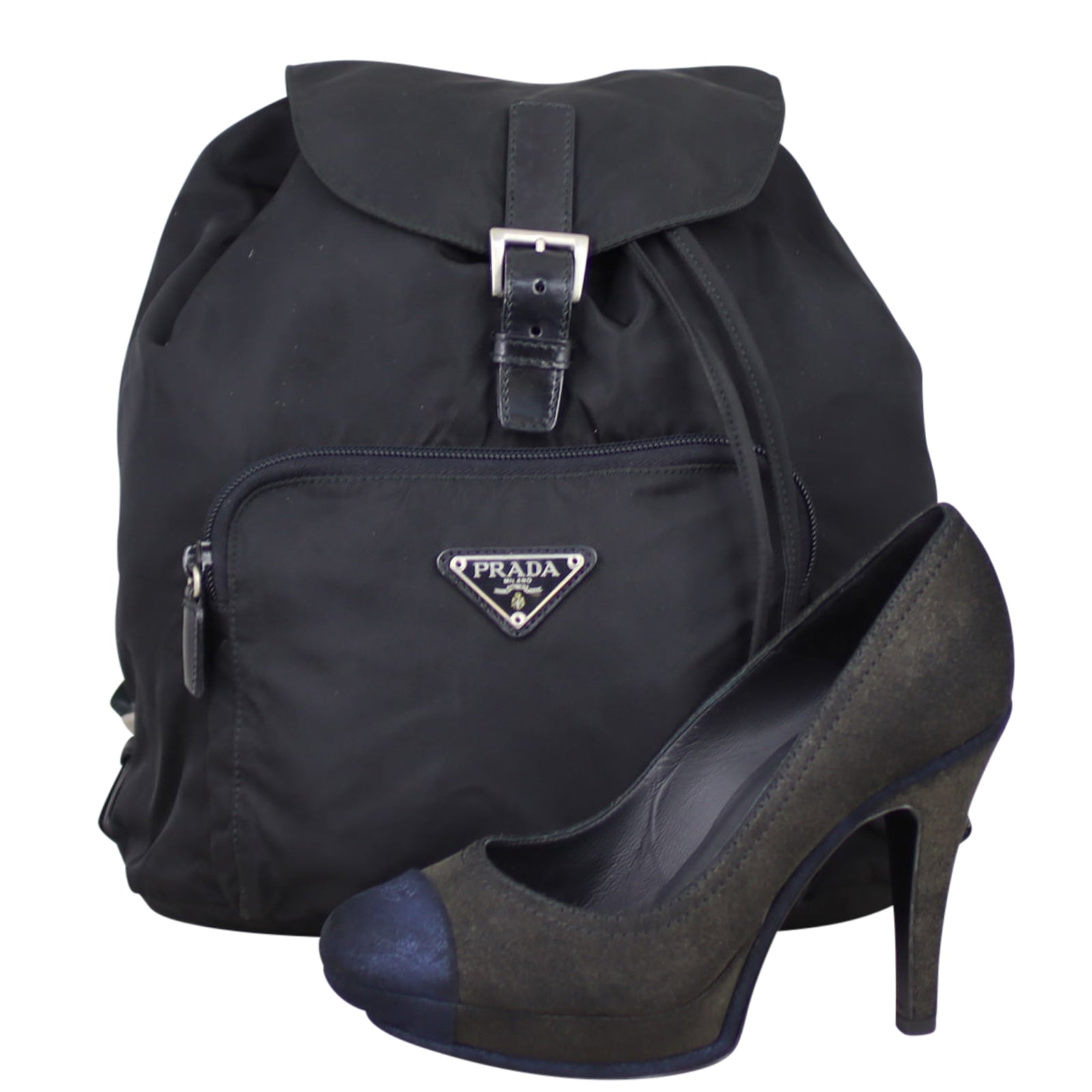 Prada Tessuto Drawstring Backpack
