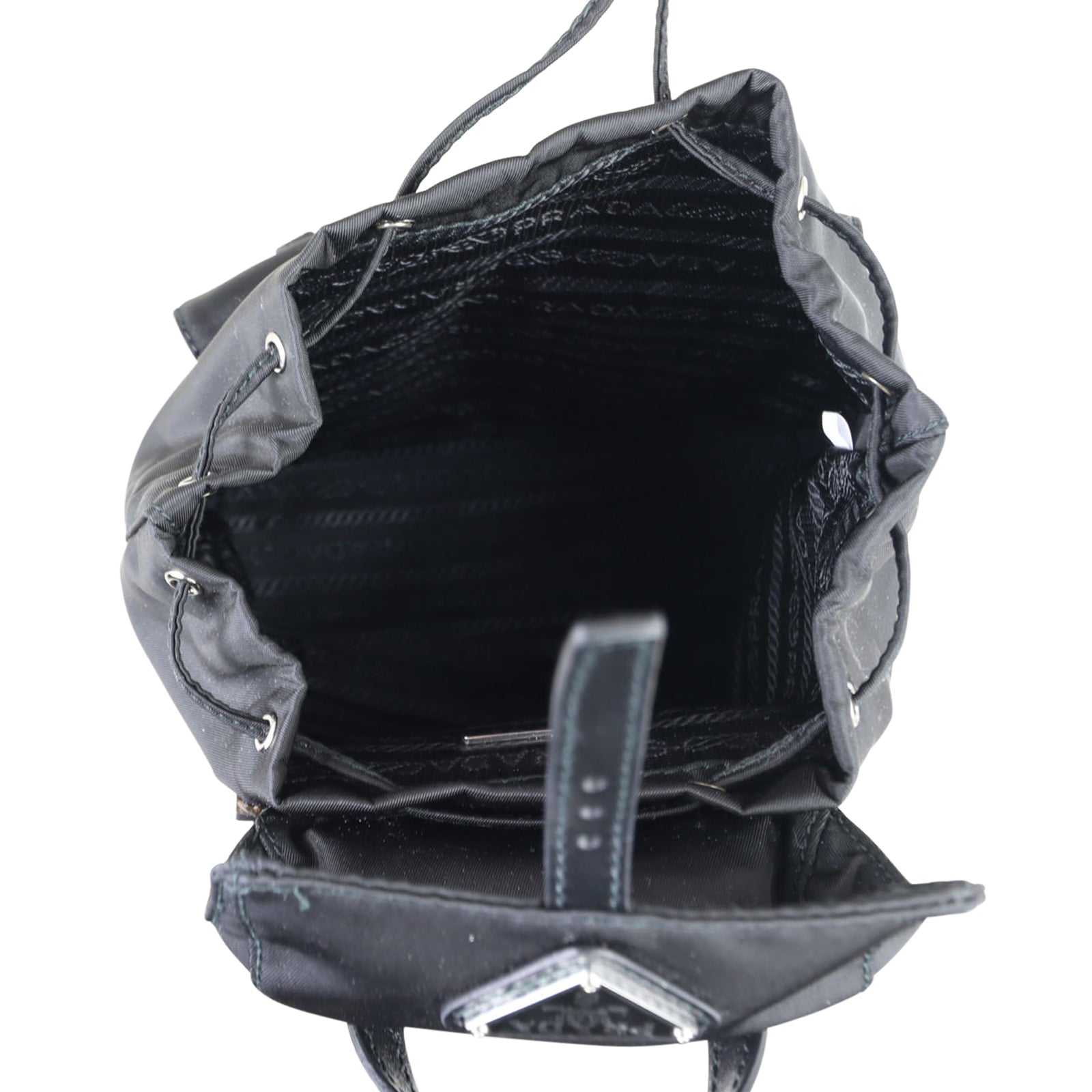 Prada Tessuto Vela Mini Backpack Chain Bag