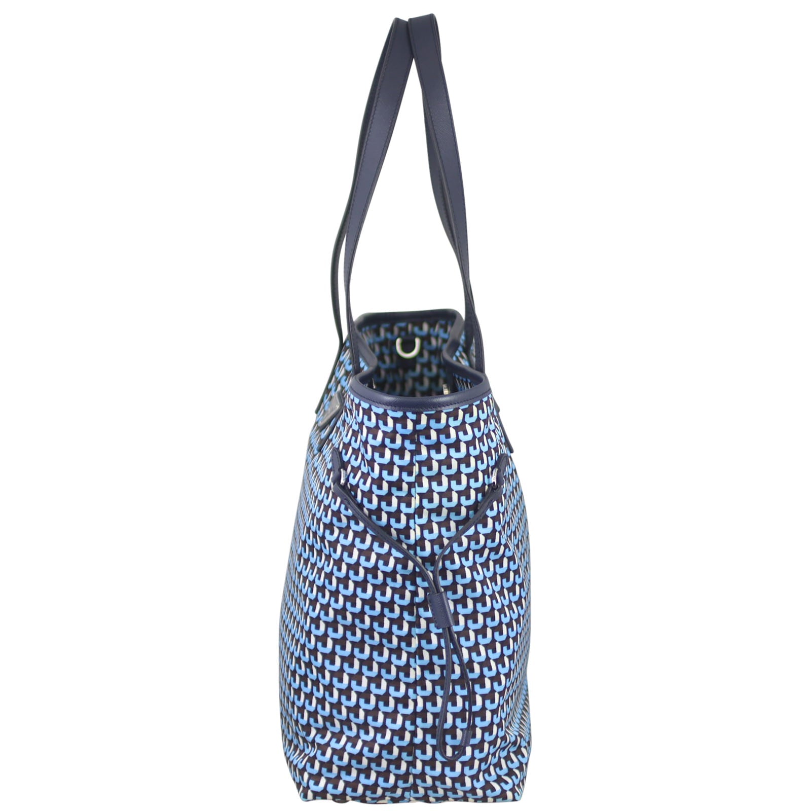 Prada Tessuto Stampato Shopping Tote
