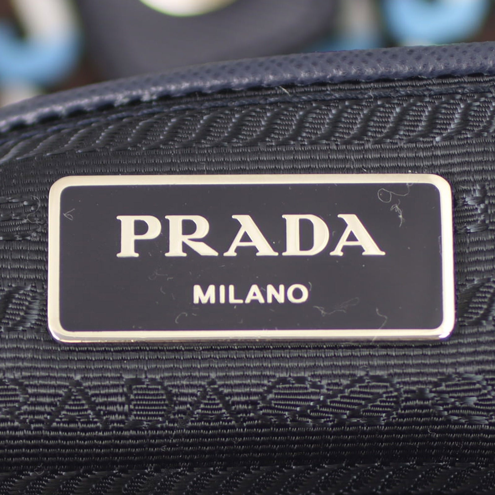 Prada Tessuto Stampato Shopping Tote