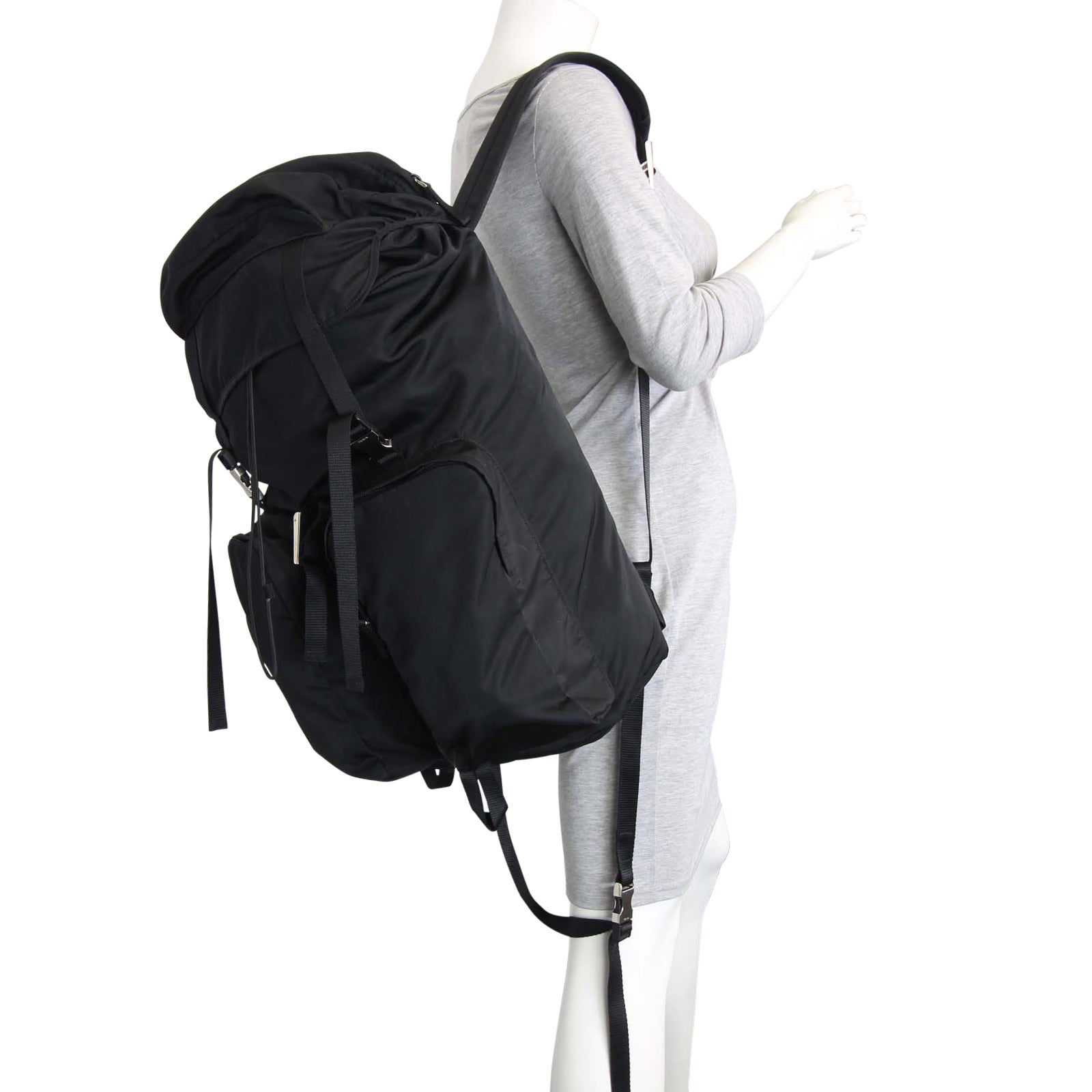 Prada Tessuto Two Pocket Backpack