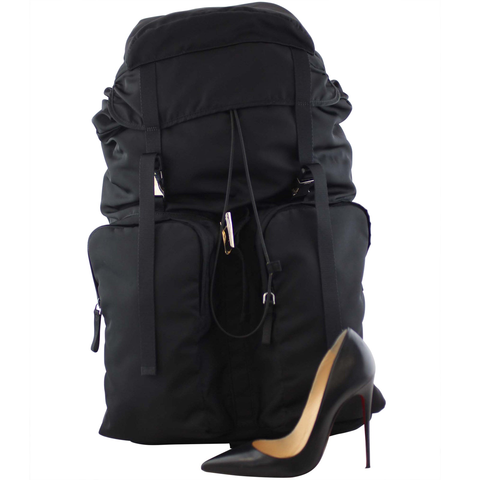 Prada Tessuto Two Pocket Backpack