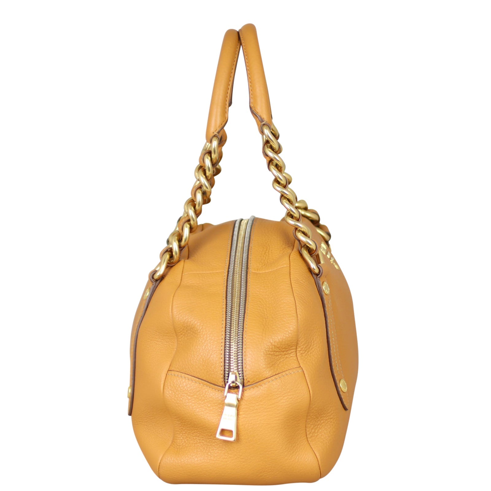 Prada Vitello Daino Bowler Bag