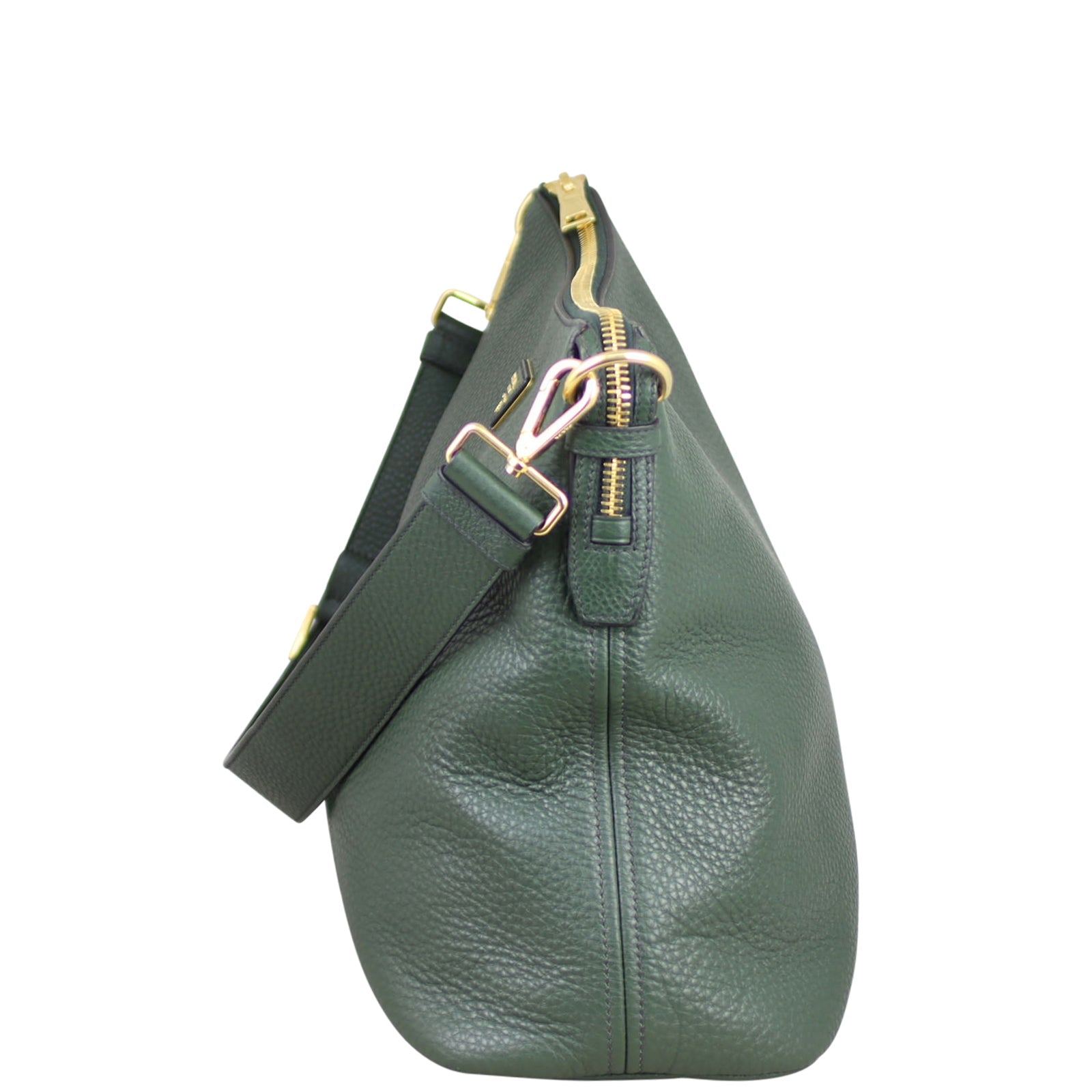Prada Vitello Daino Zip Shoulder Bag