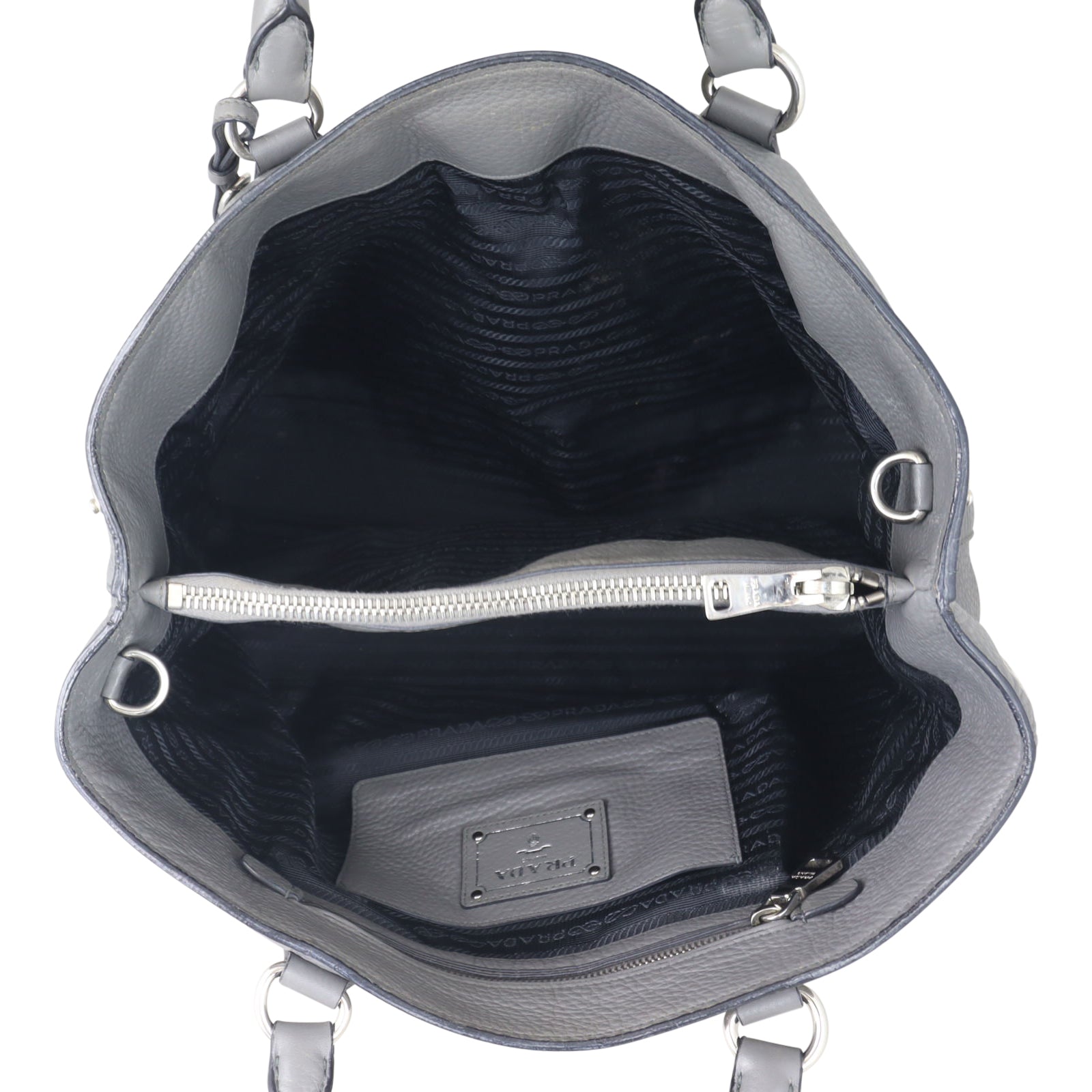 Prada Vitello Daino Two Way Tote
