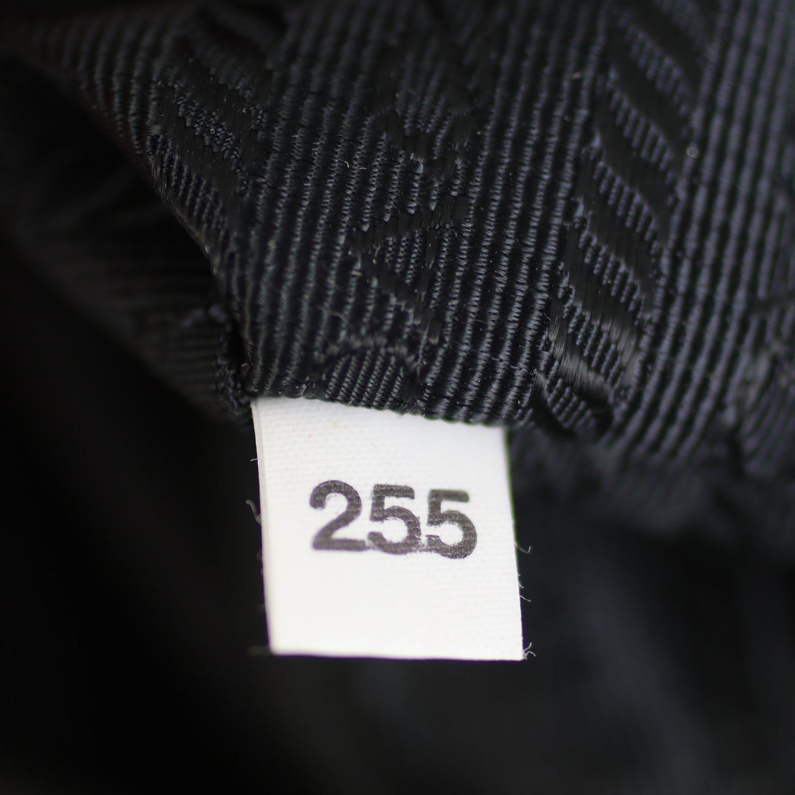 Prada Nylon Nero Letter Wristlet